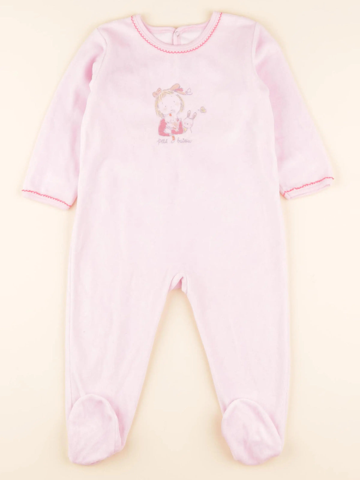 Pyjama velours rose