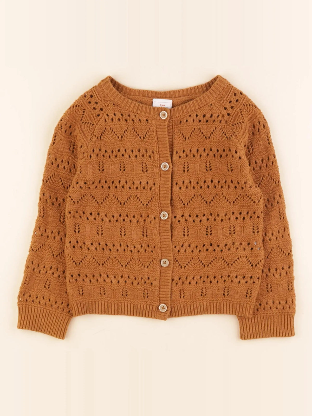 Tape à l'oeil - gilet marron - 2/3 ans