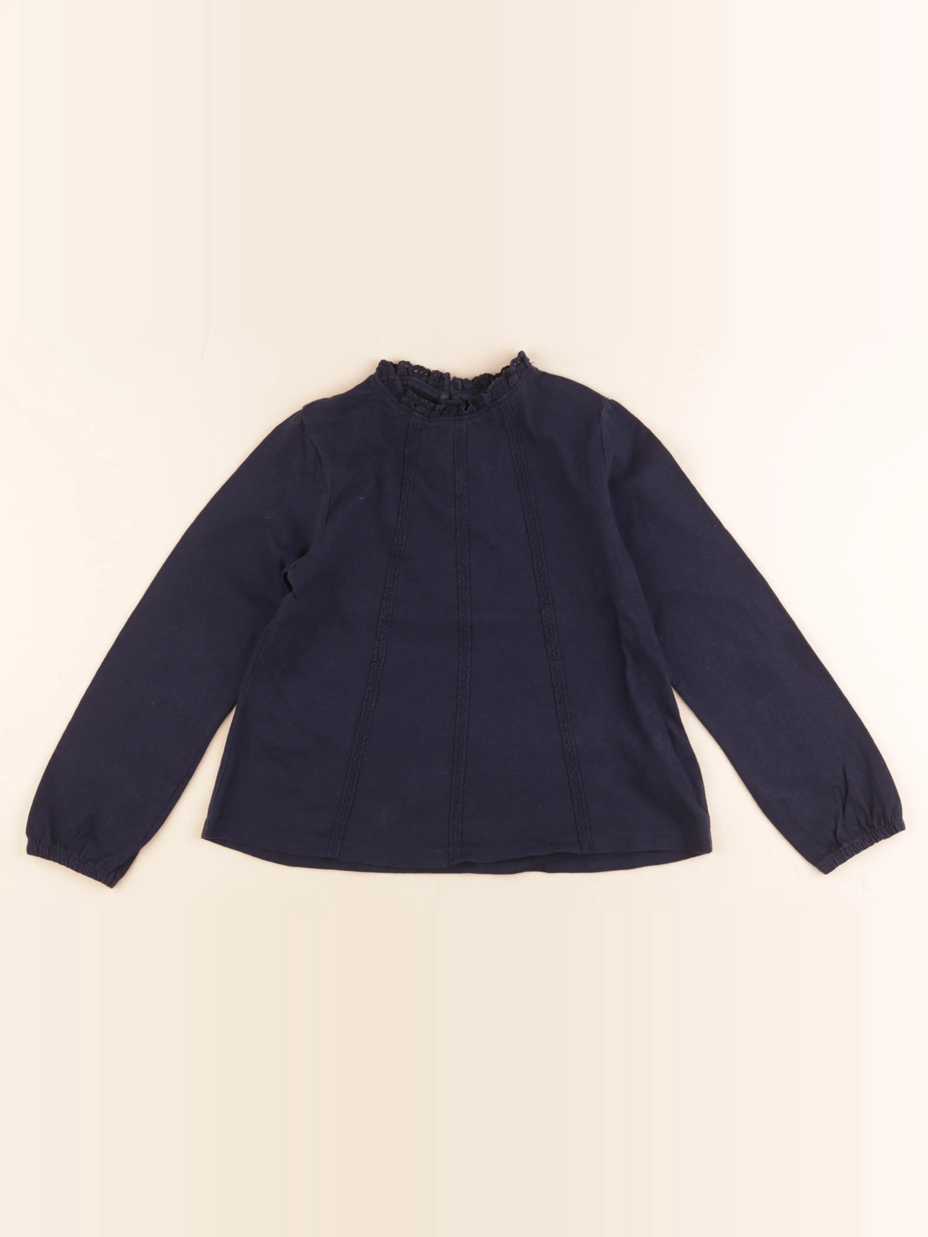 Vertbaudet - tee-shirt bleu - 8 ans