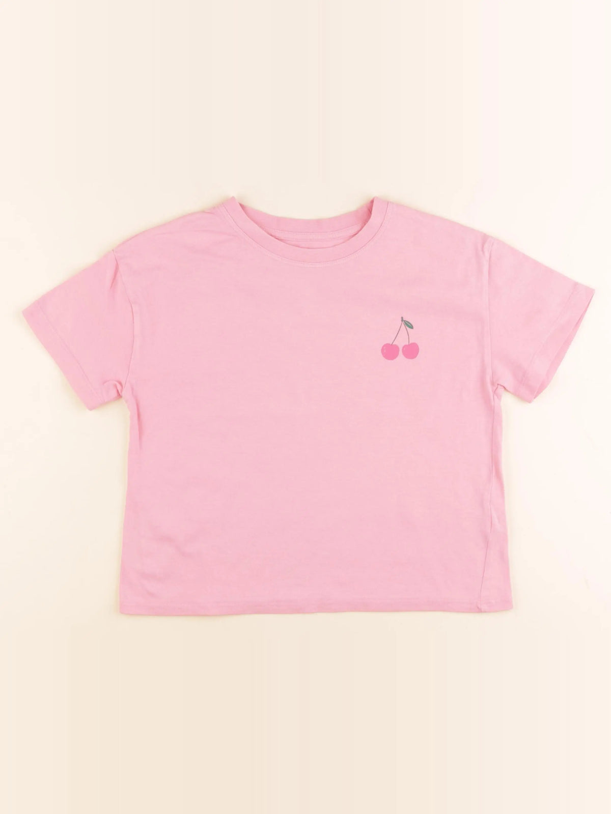 Vertbaudet - tee-shirt rose - 8 ans