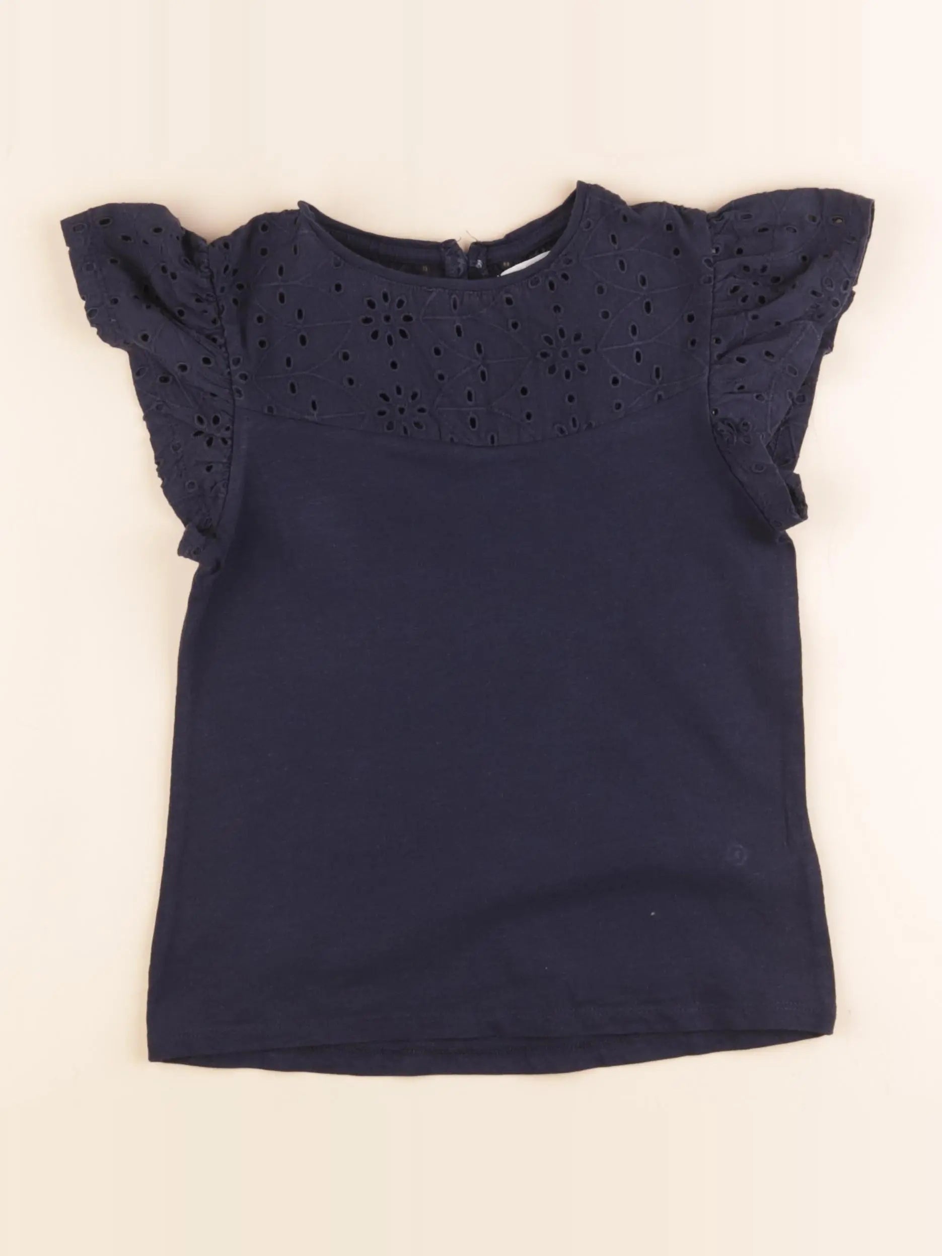 Vertbaudet - tee-shirt bleu - 8 ans