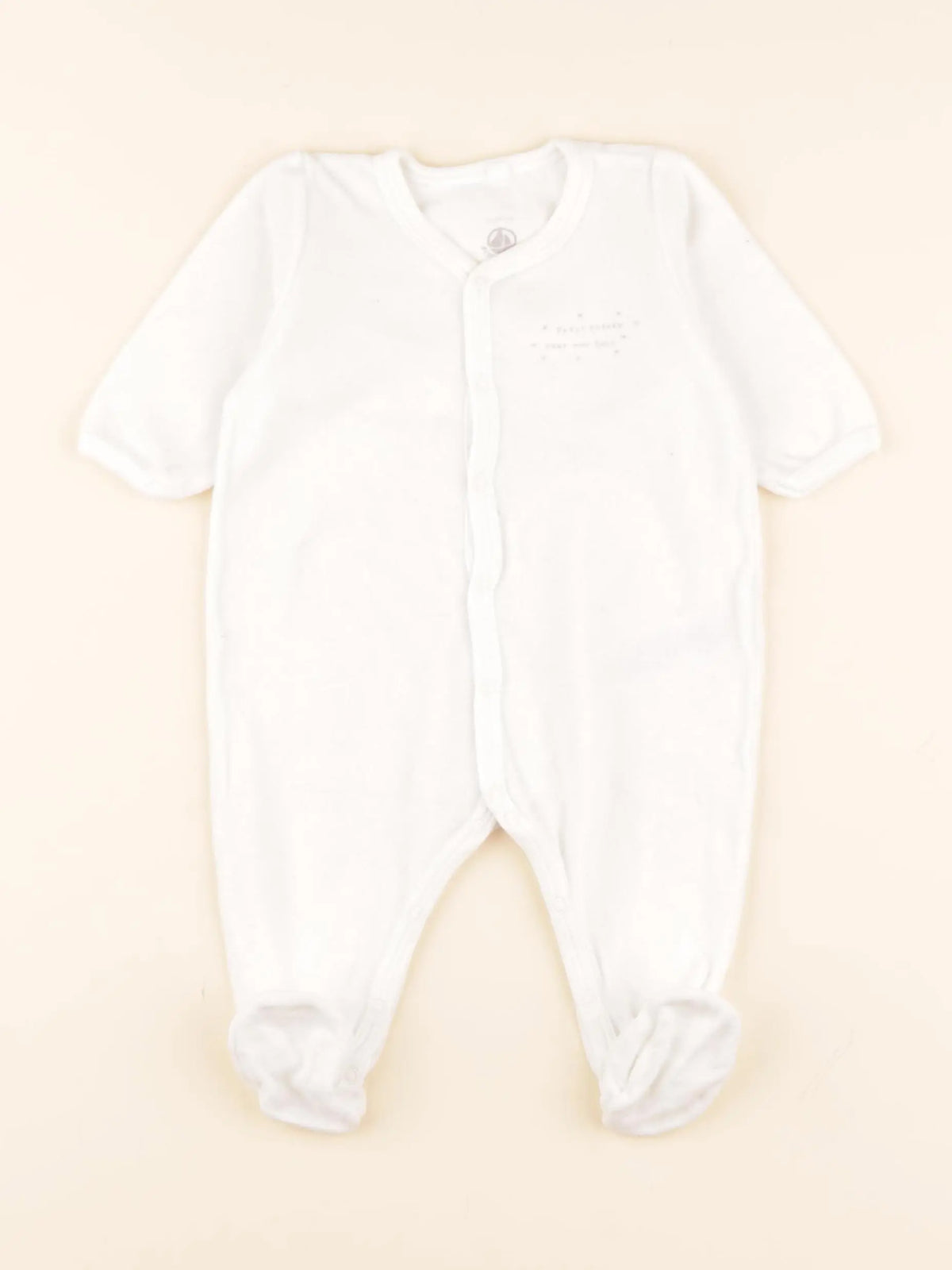 Pyjama velours blanc