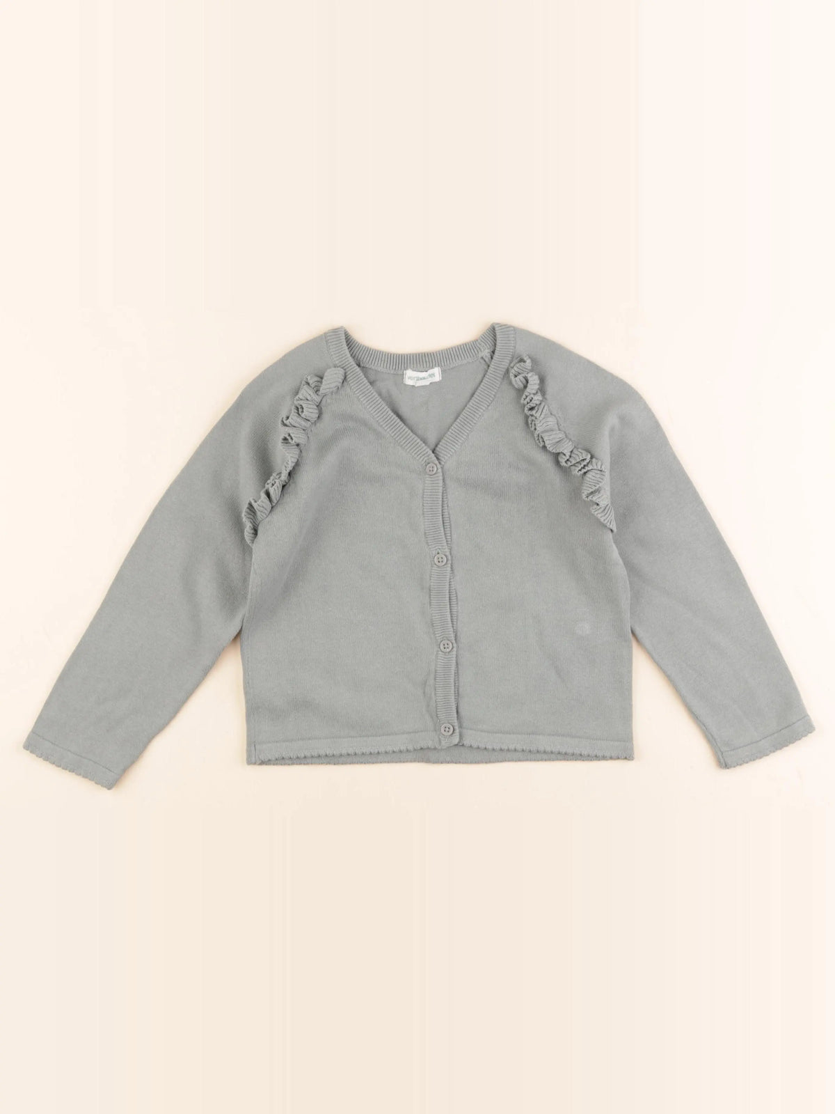 Vertbaudet - gilet vert - 6 ans