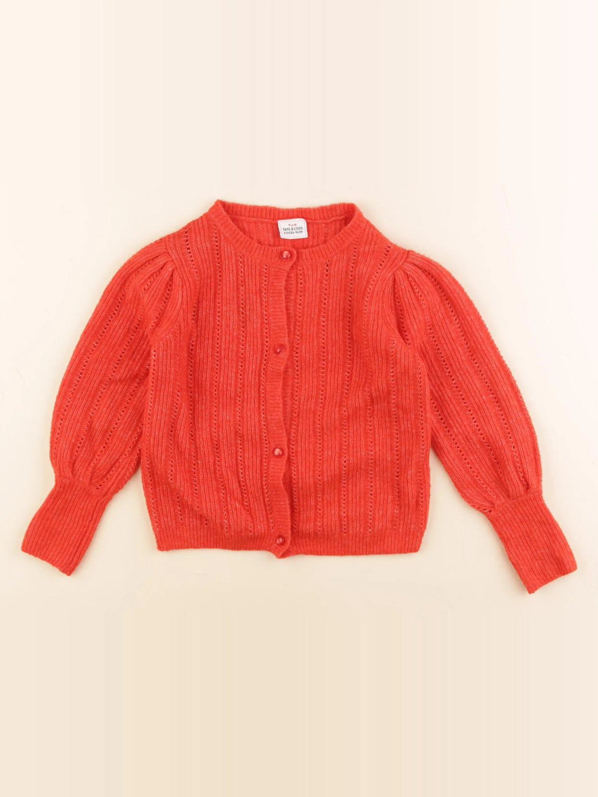 Tape à l'oeil - gilet rouge - 2/3 ans