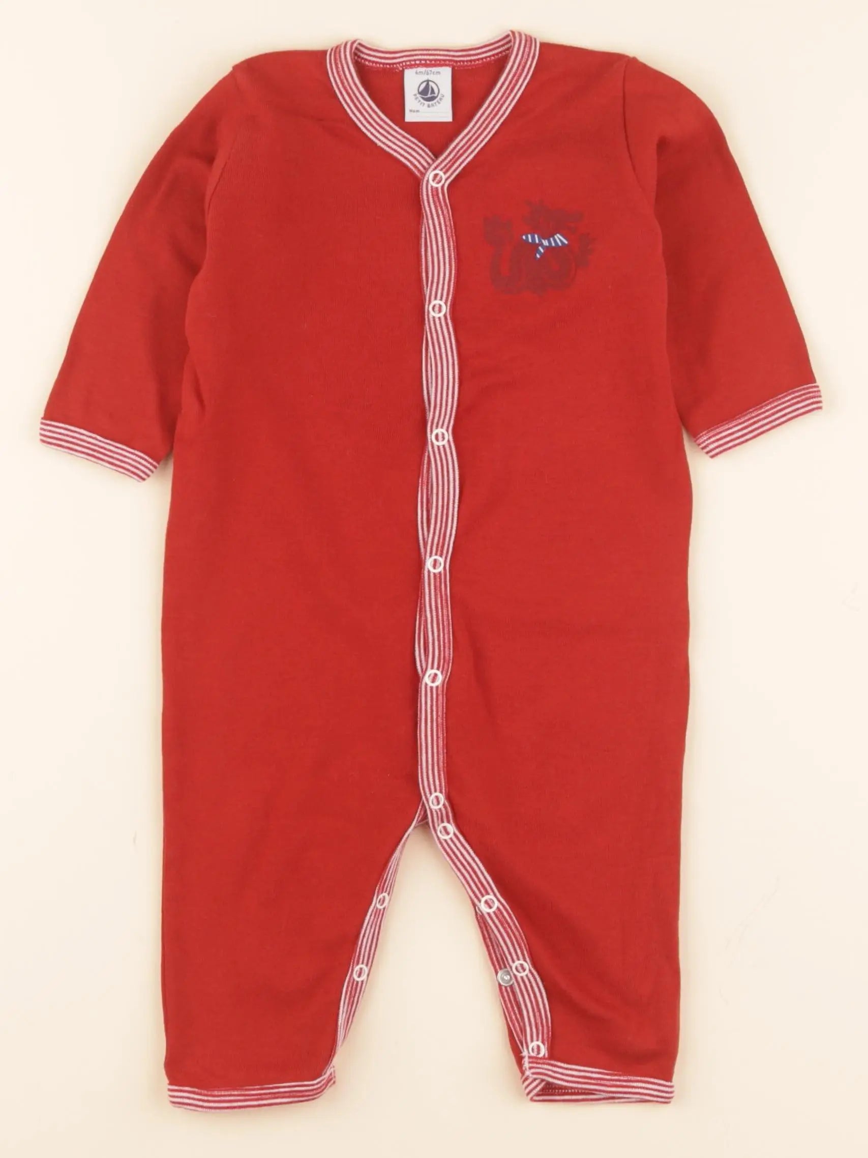 Pyjama coton rouge