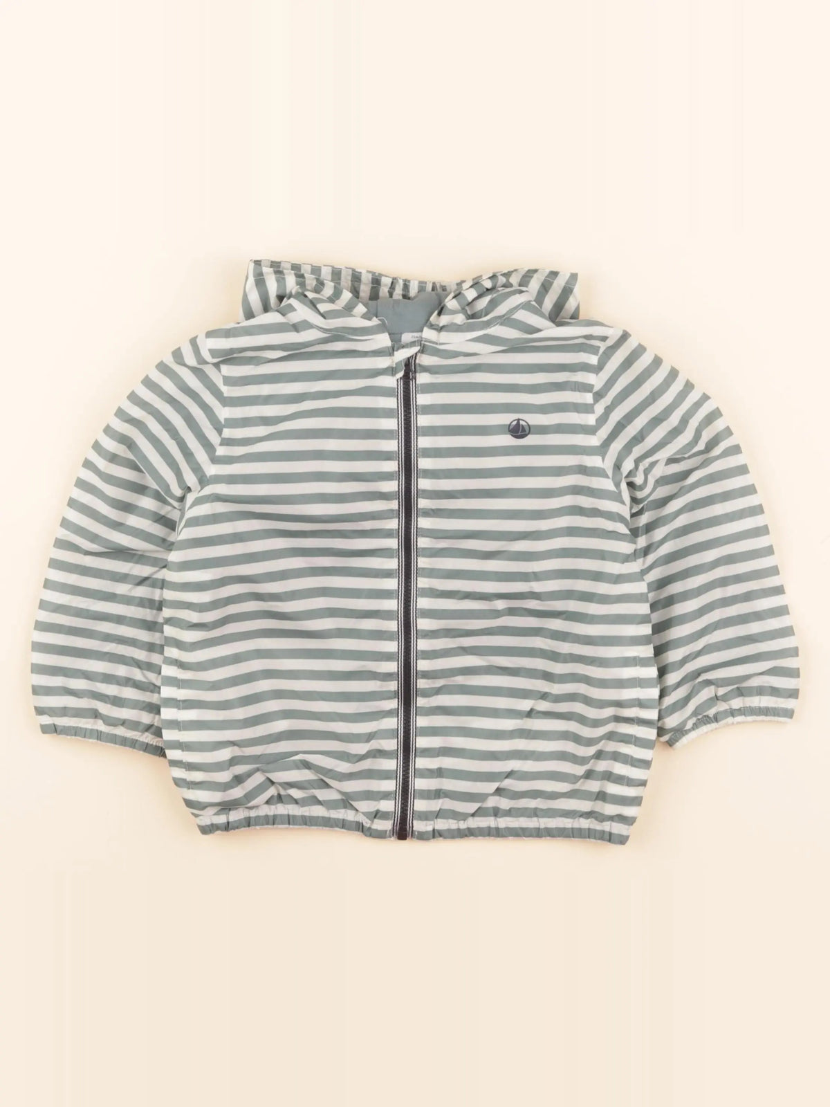 Petit Bateau - coupe-vent vert - 24 mois