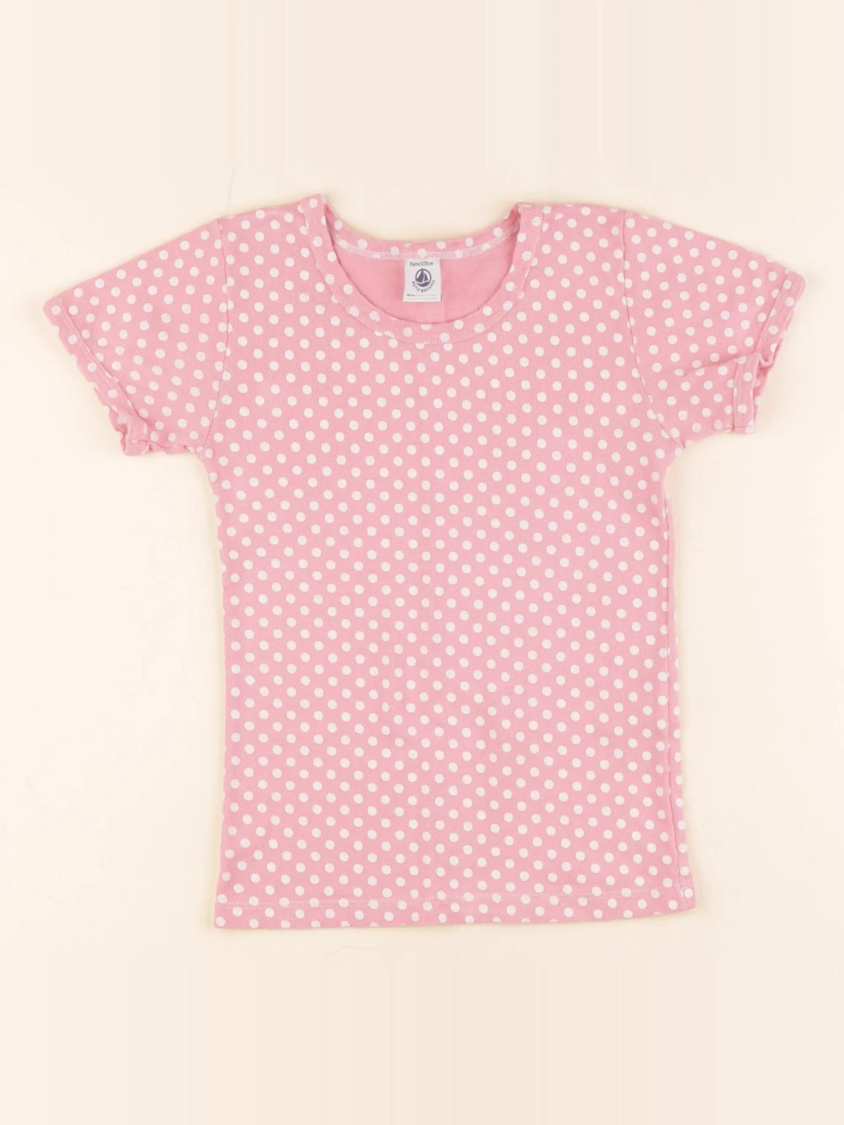 Petit Bateau - maillot de corps rose - 8 ans