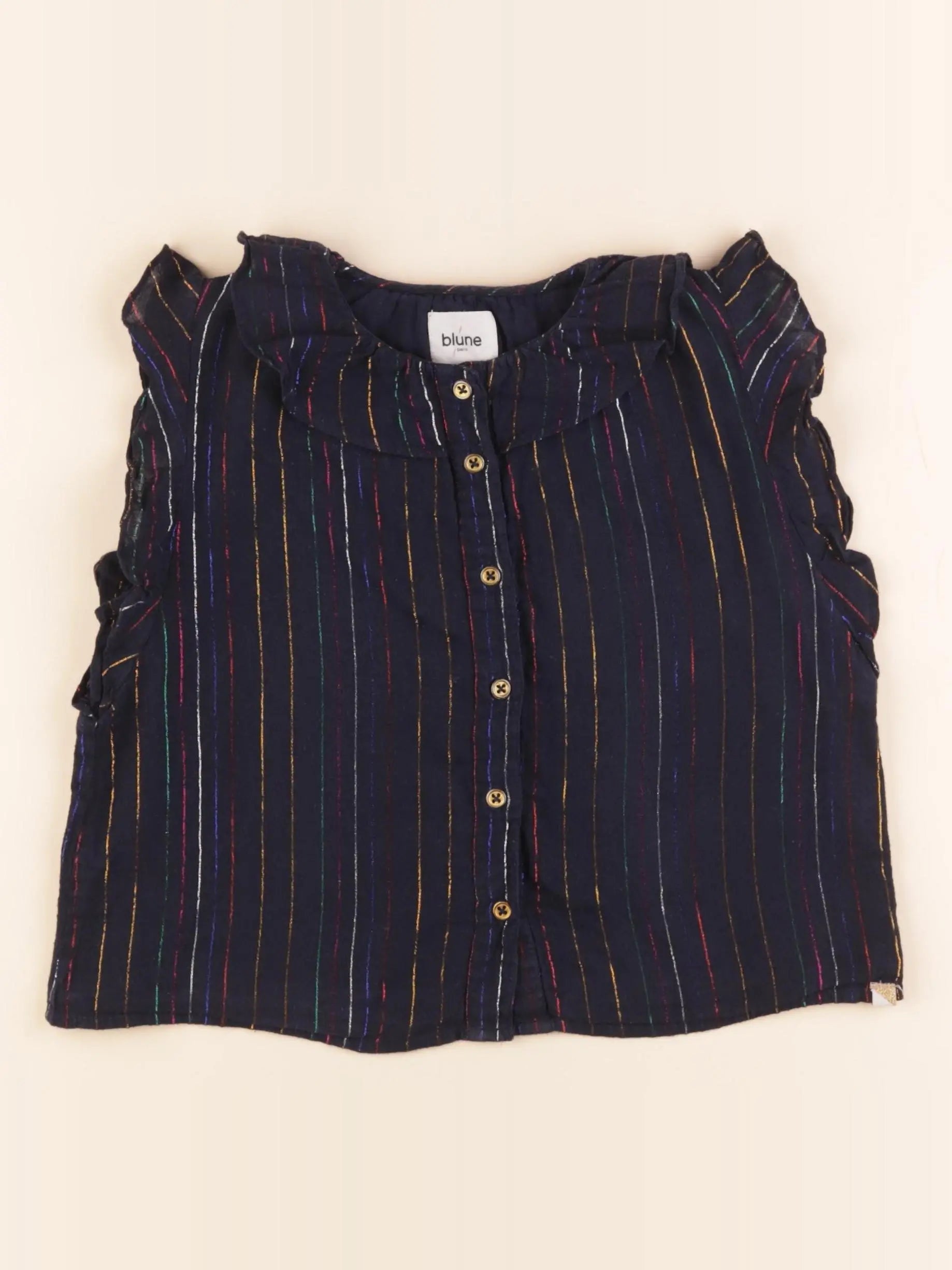 Blune - blouse bleu - 6 ans