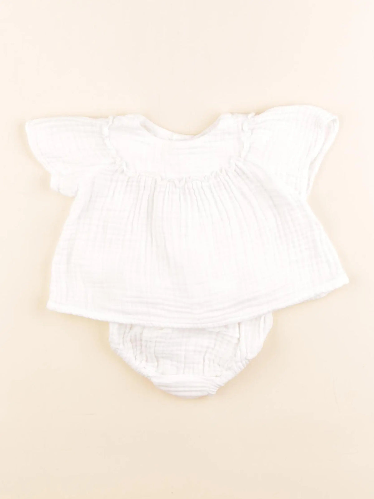 Zara - robe blanc - 1/3 mois