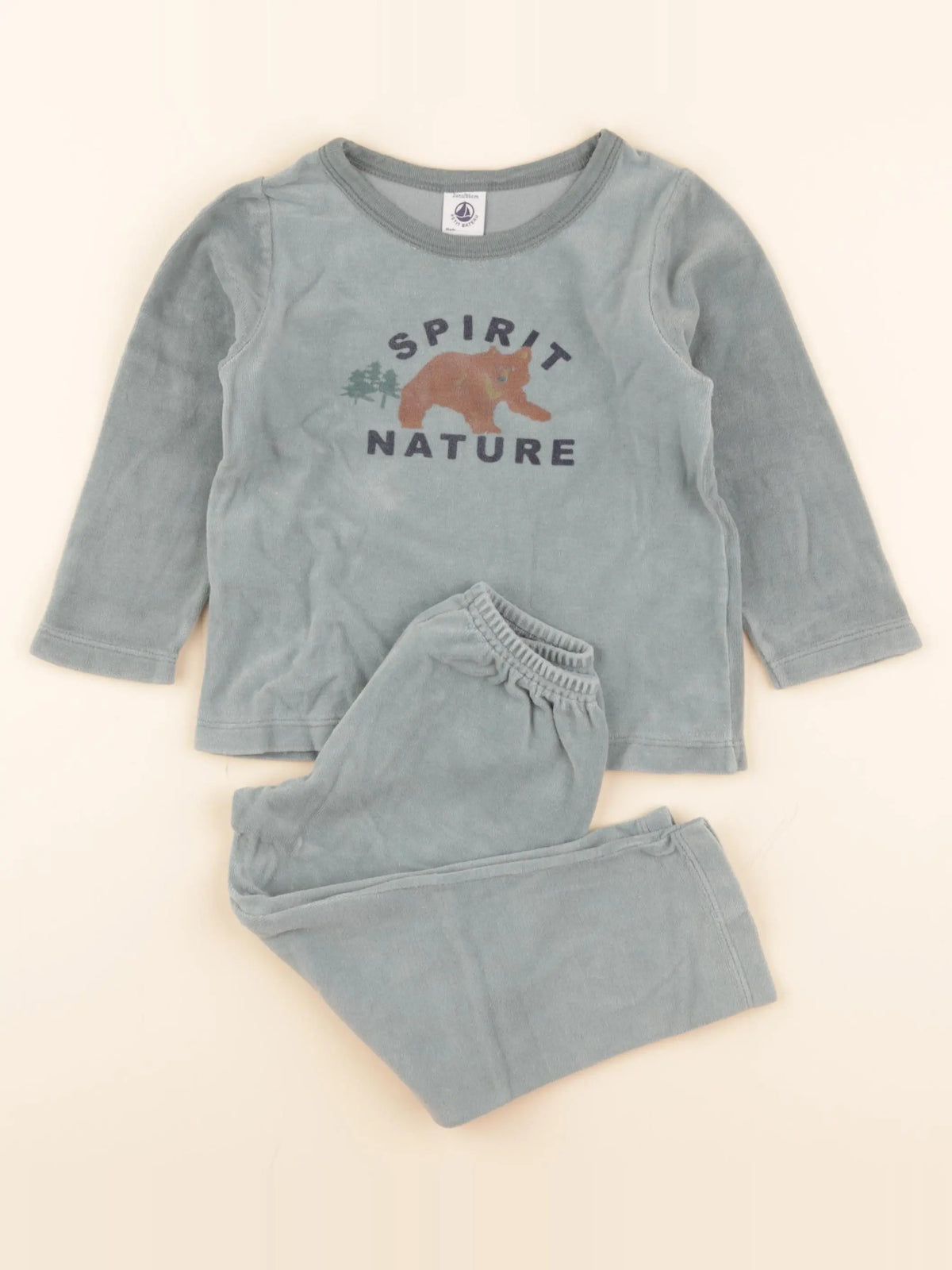 Pyjama velours vert