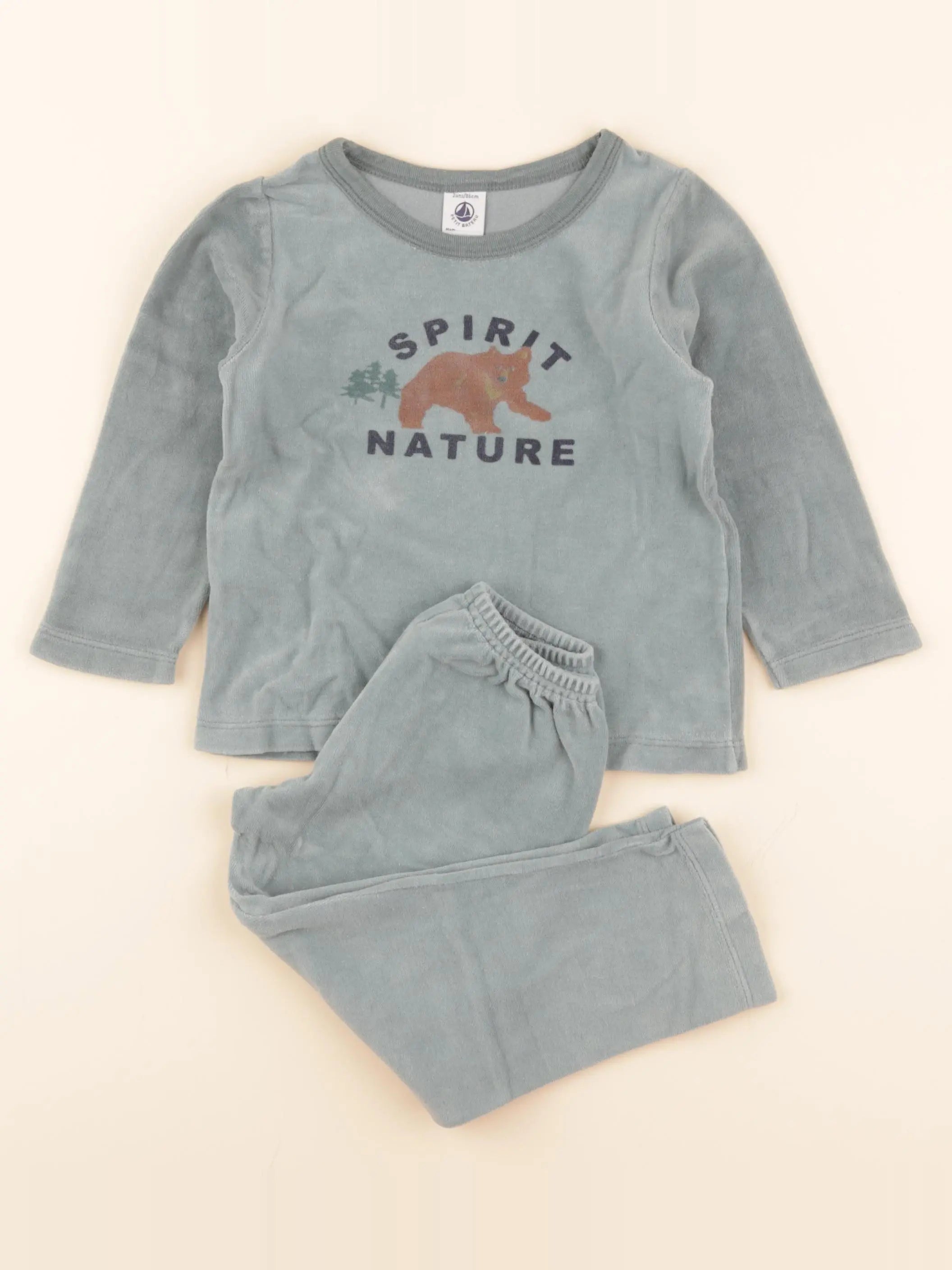 Pyjama velours vert