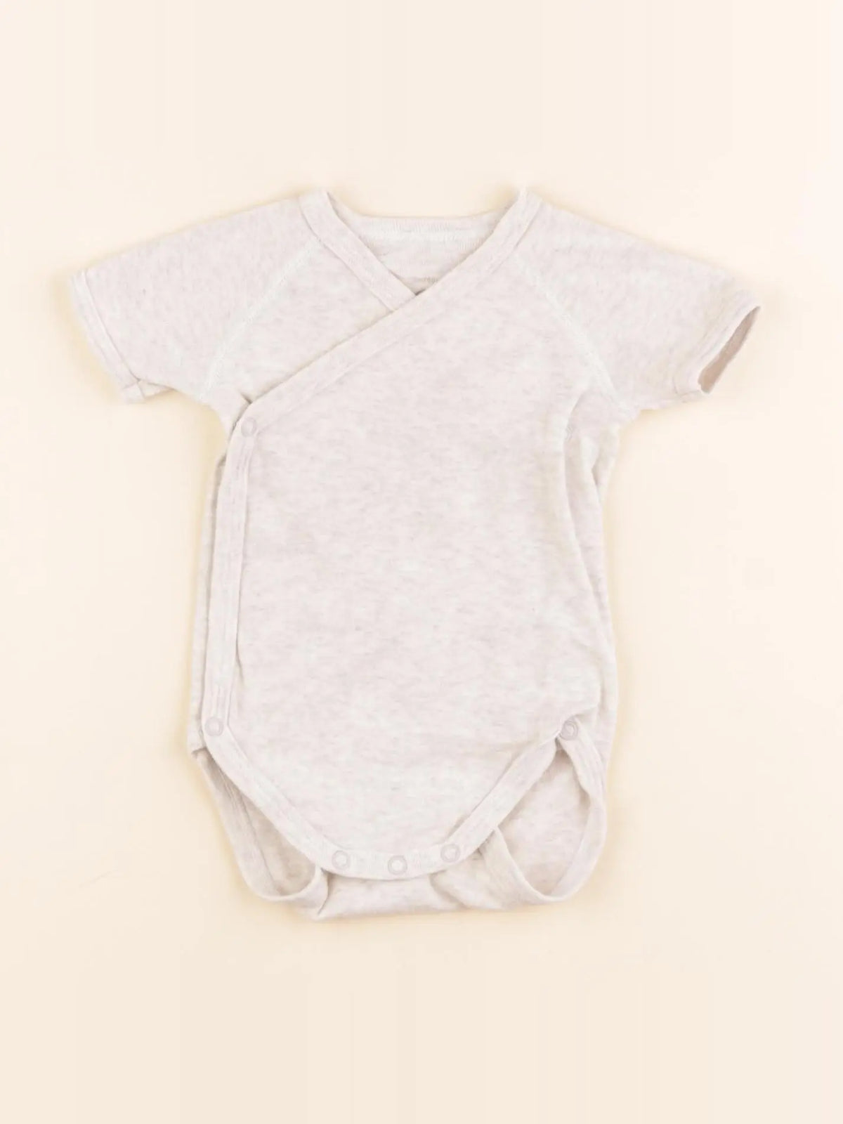 Petit Bateau - body beige - 3 mois