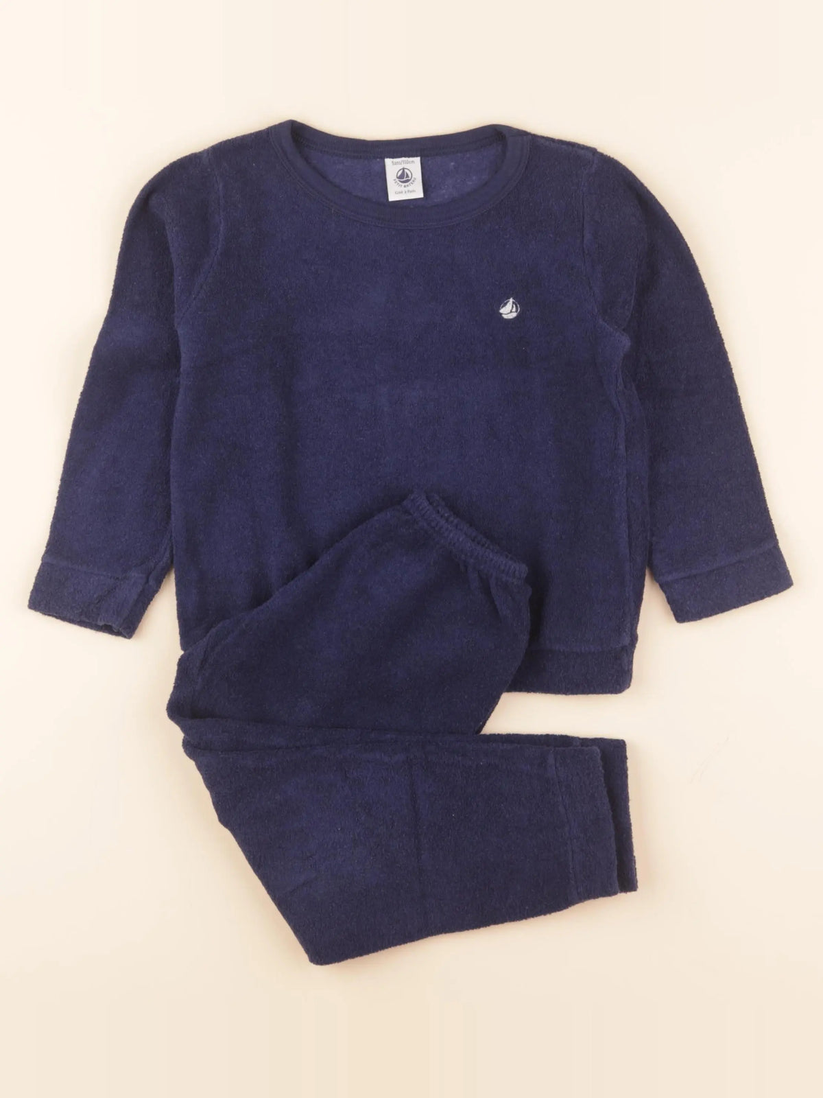 Pyjama velours bleu