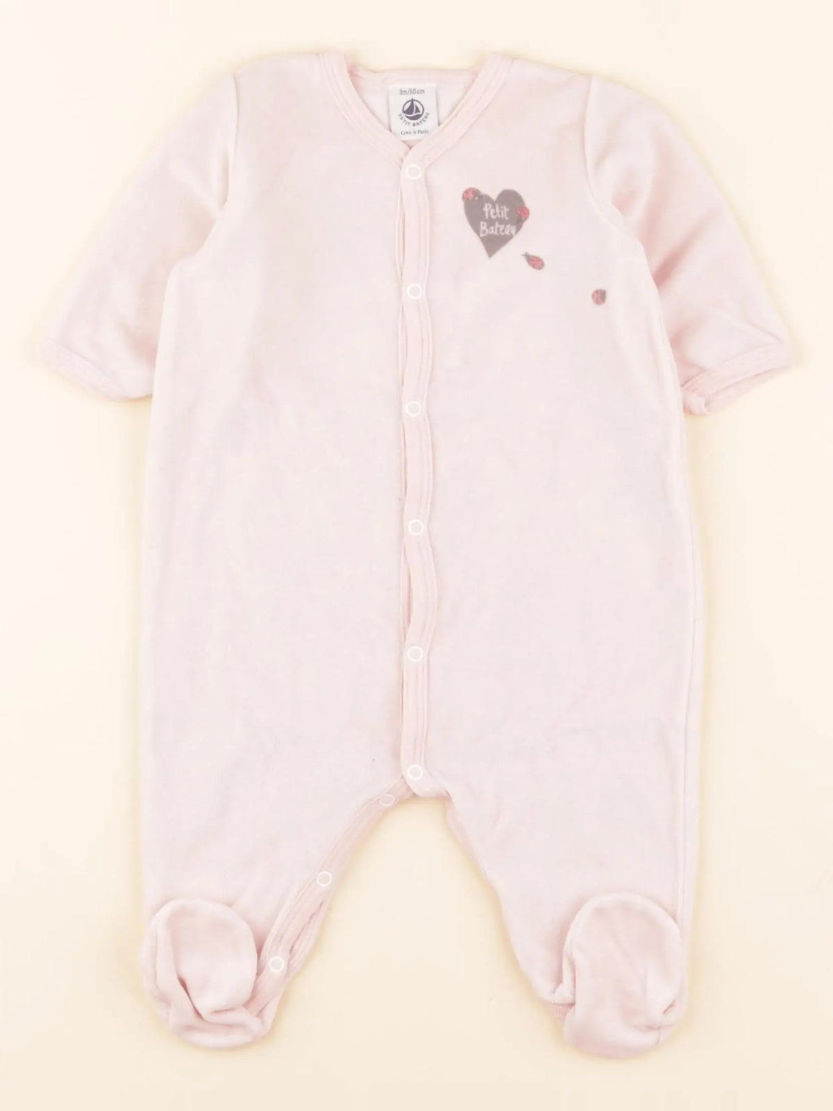 Pyjama velours rose