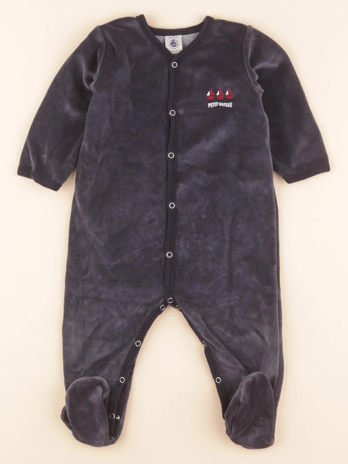 Pyjama velours bleu