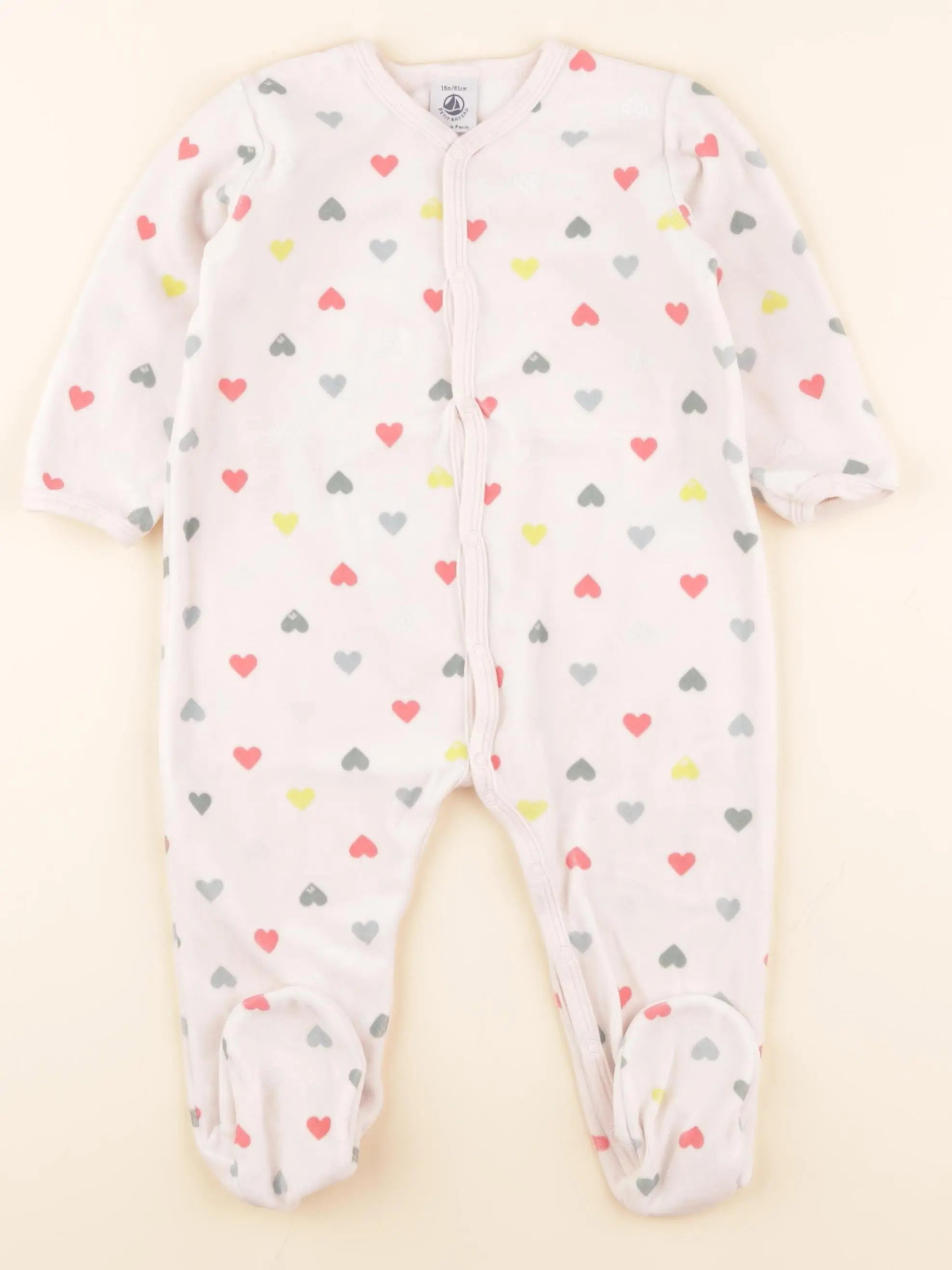 Pyjama velours rose