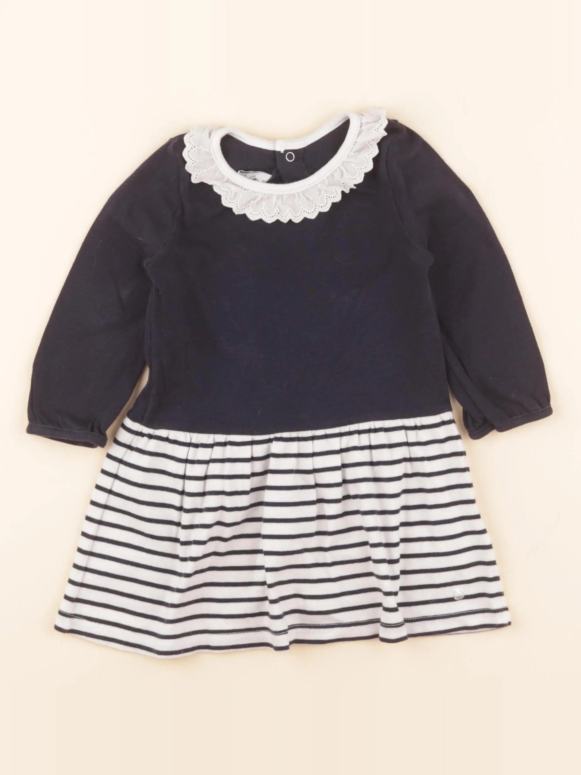Robe blanc, bleu