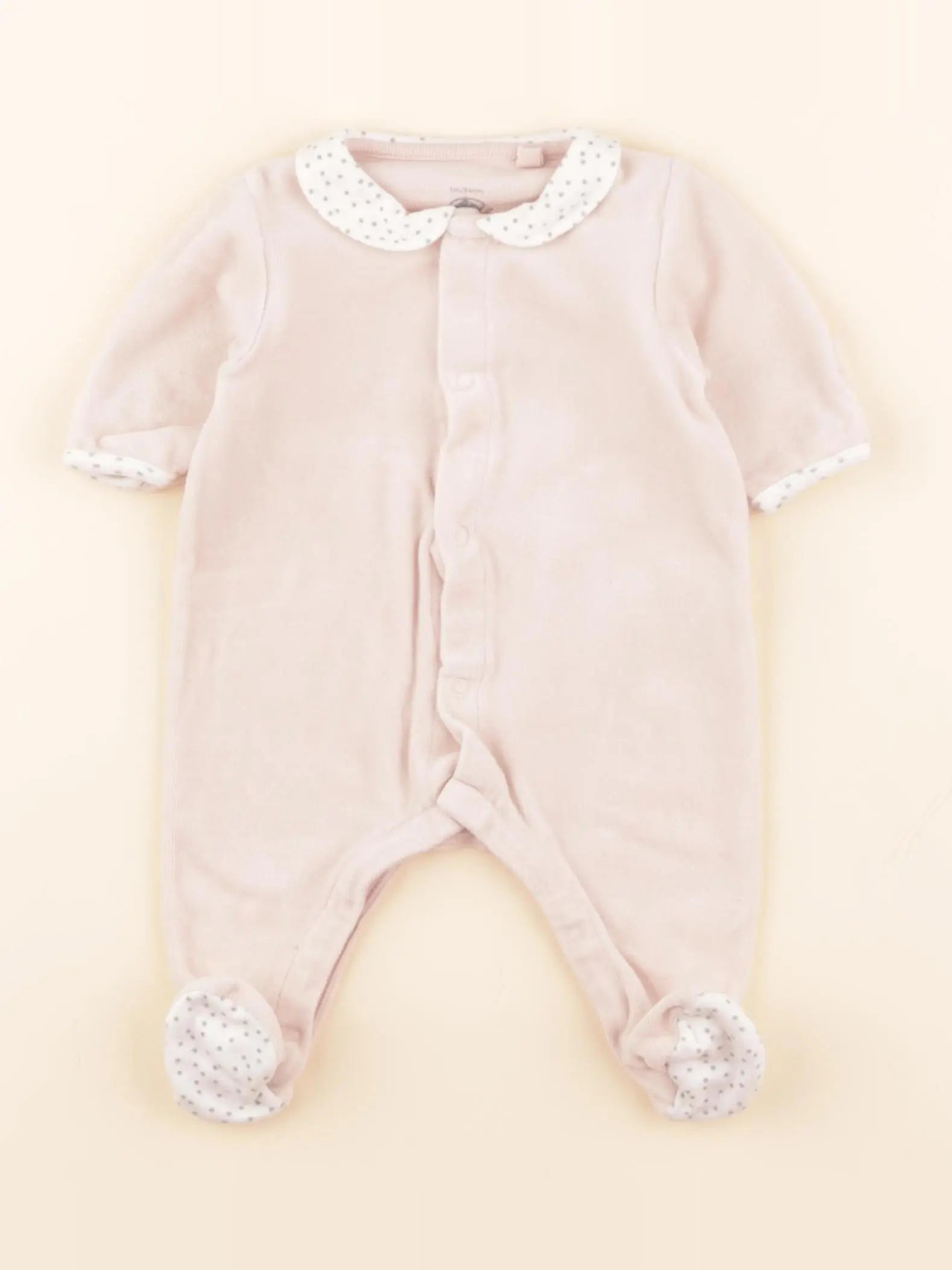 Pyjama velours rose