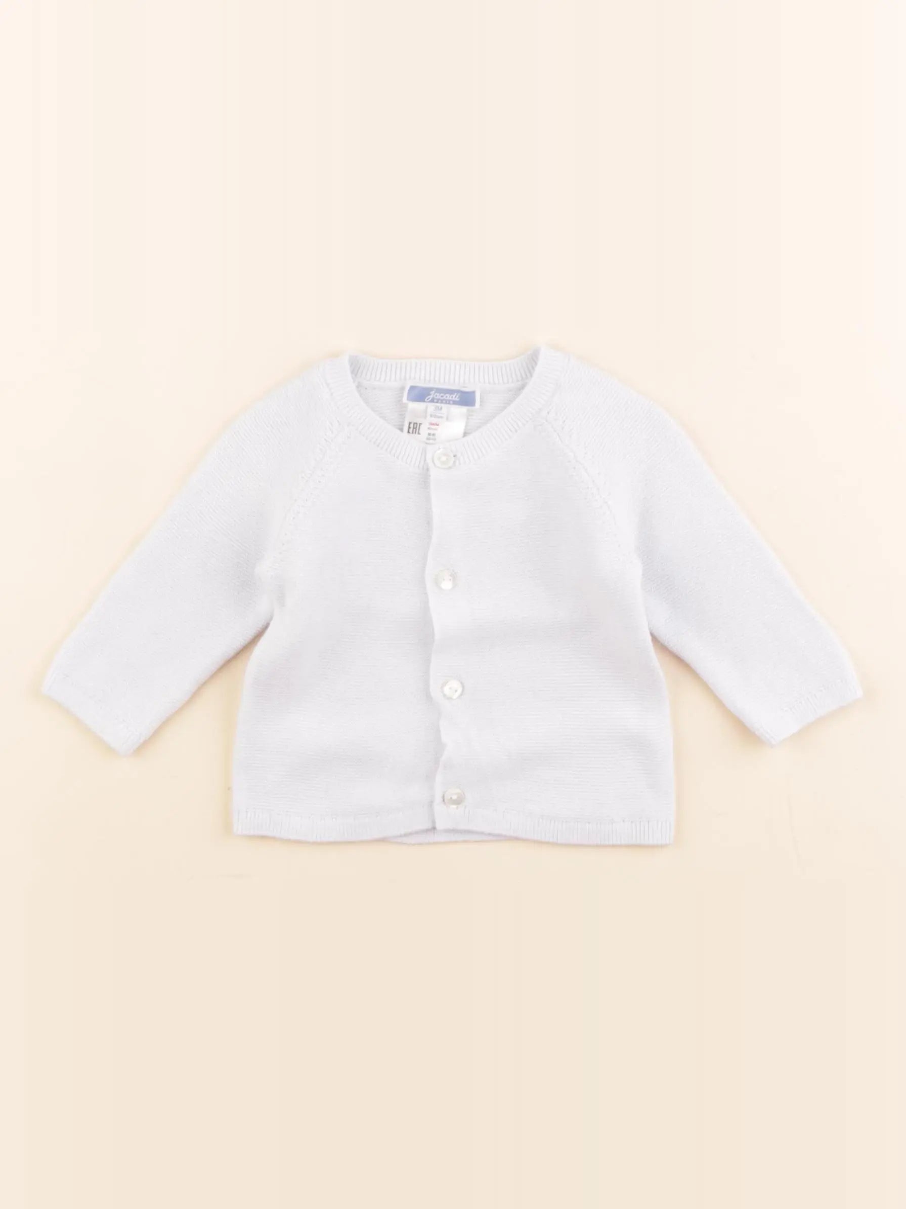 Jacadi - gilet bleu - 3 mois