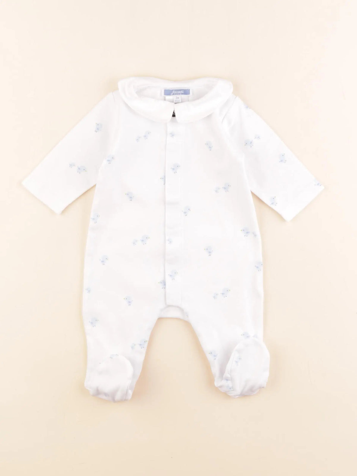 Jacadi - pyjama coton blanc - 3 mois