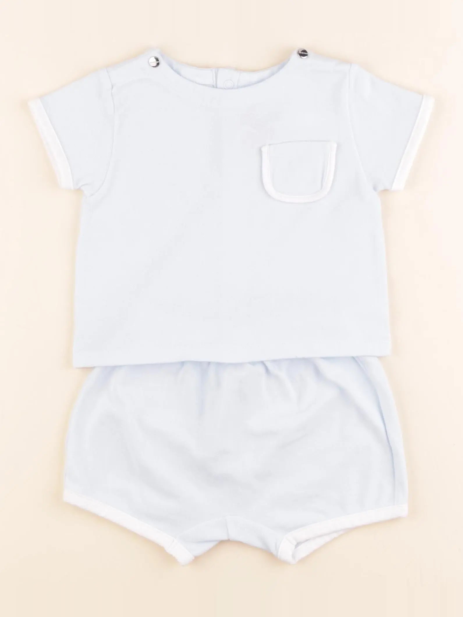 Jacadi - ensemble bleu - 12 mois