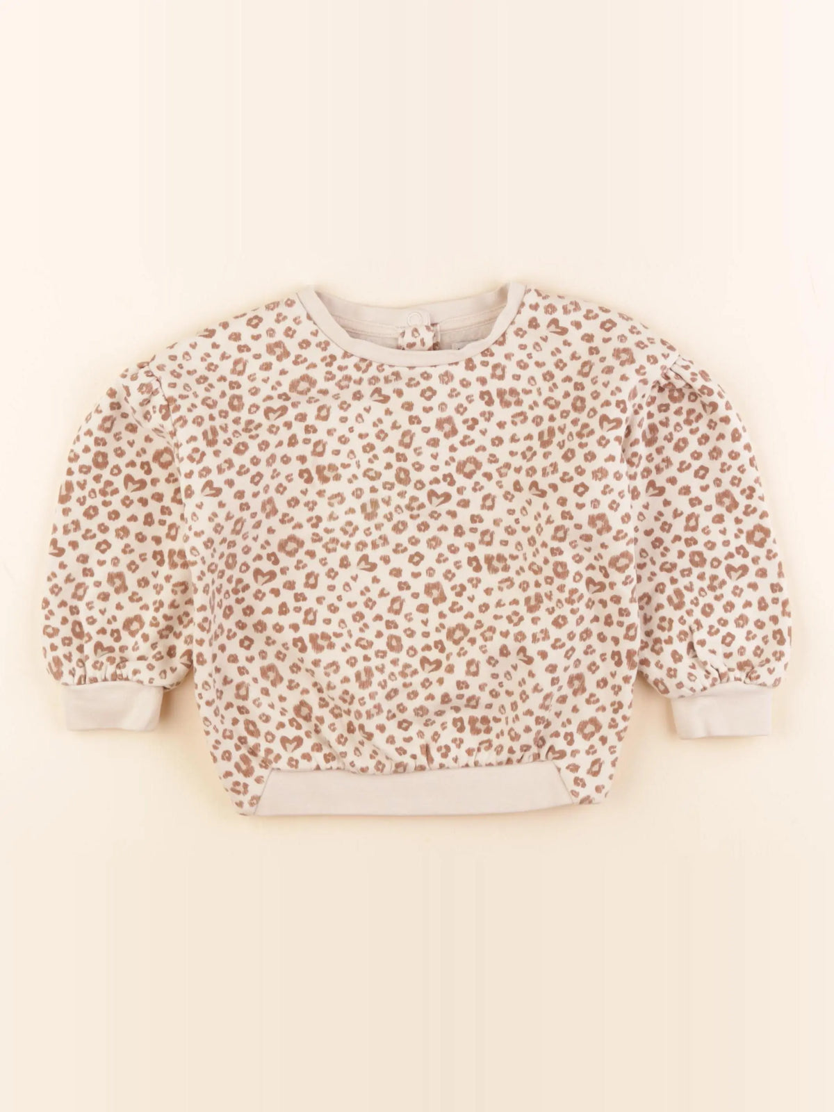 La Redoute - sweat beige - 2 ans