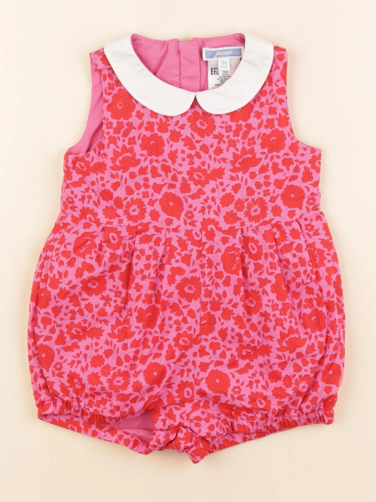 Jacadi - combinaison liberty rose - 18 mois