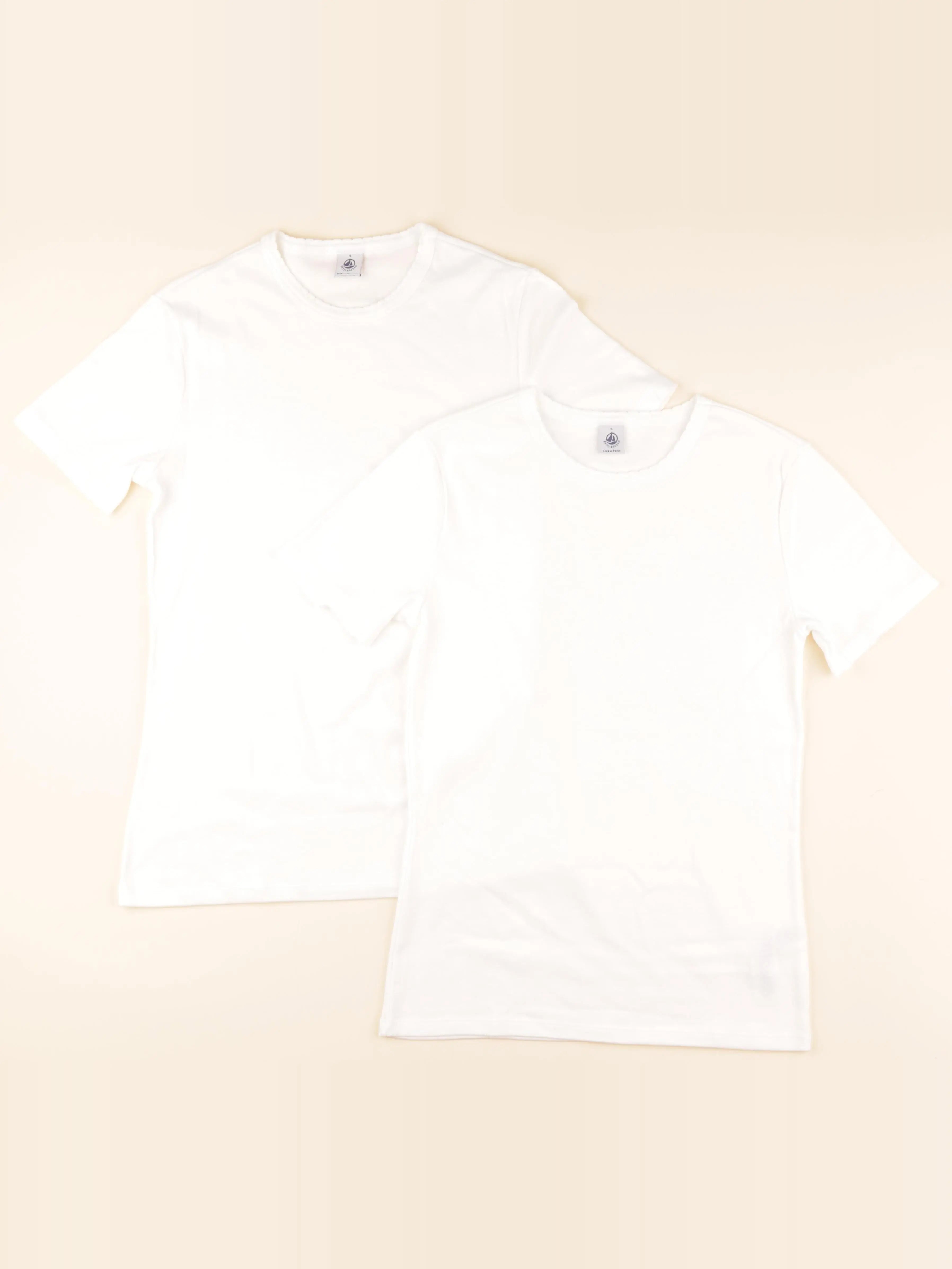 Lot de 2 maillots de corps blanc