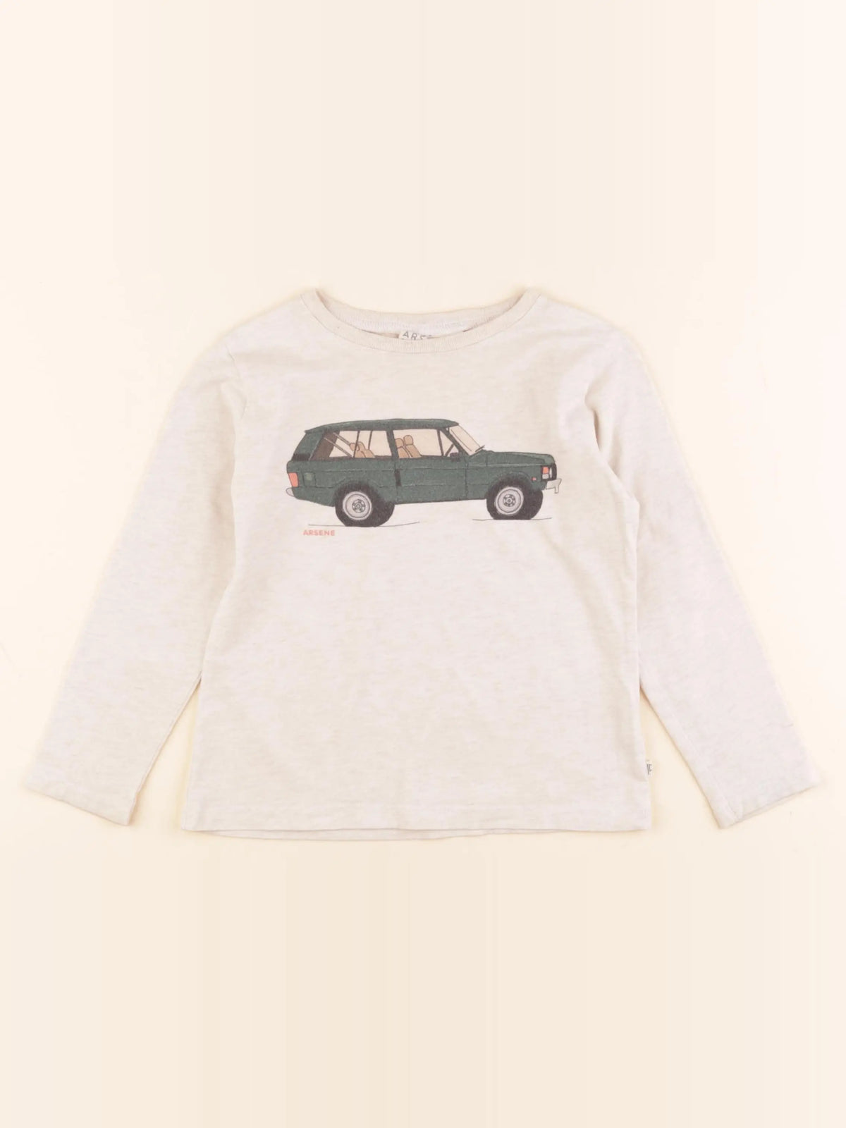 Arsène et les pipelettes - tee-shirt beige - 4 ans