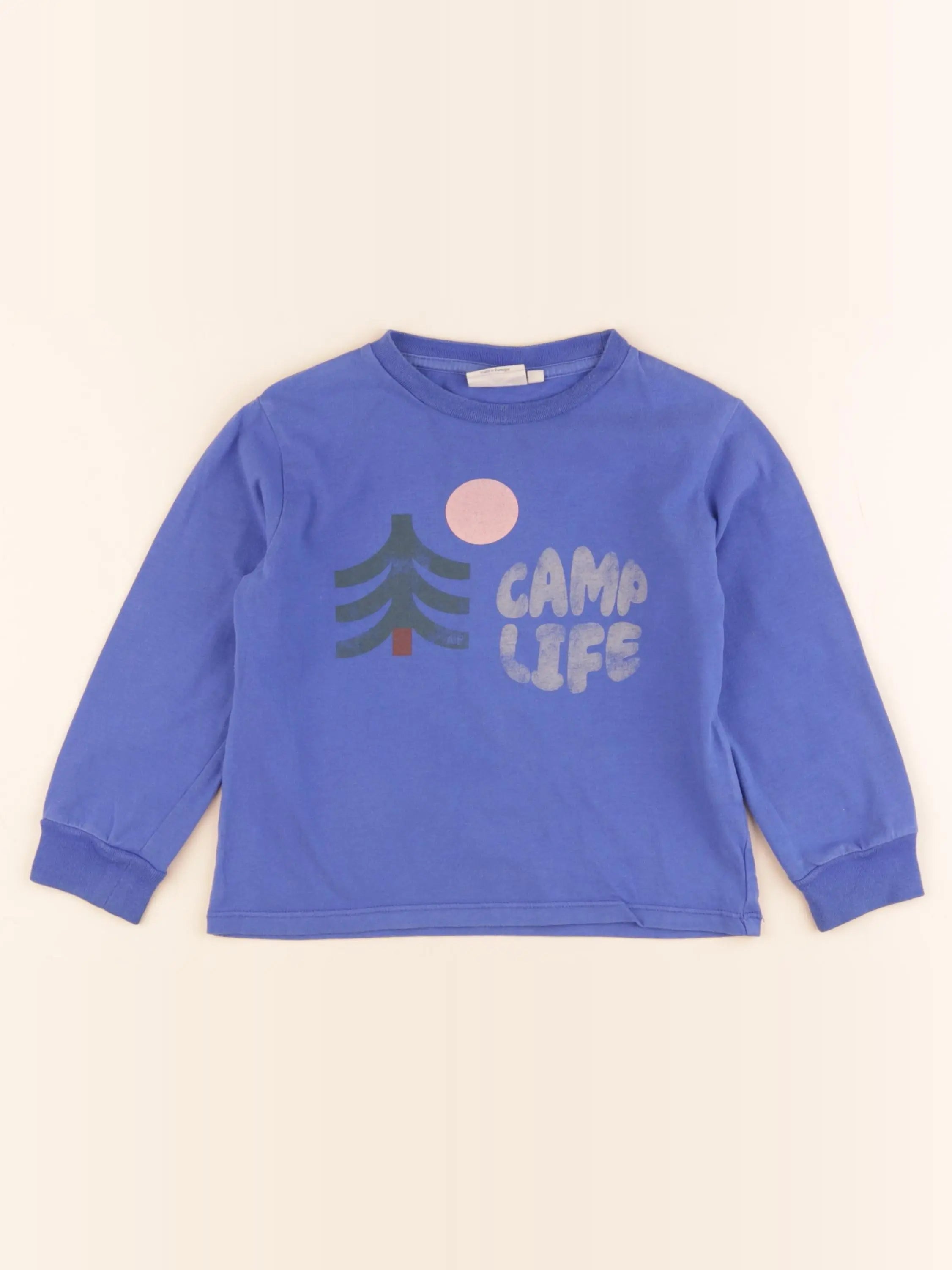 Arsène et les pipelettes - tee-shirt bleu - 4 ans