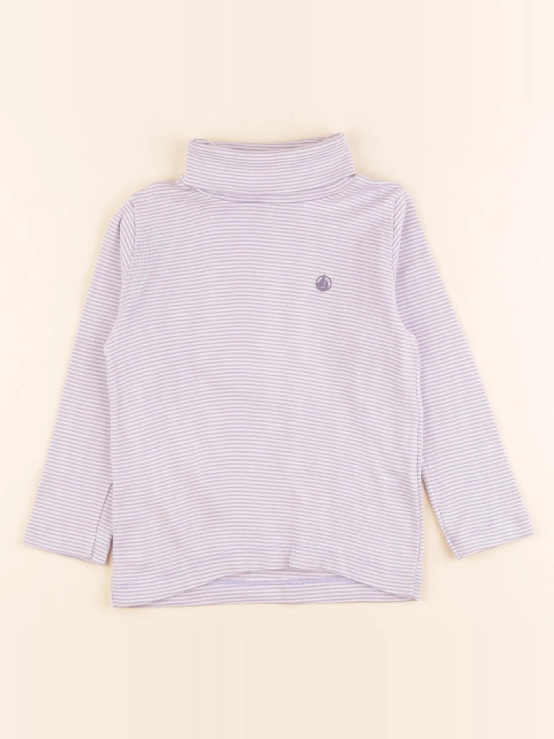 Petit Bateau - sous-pull violet - 3 ans