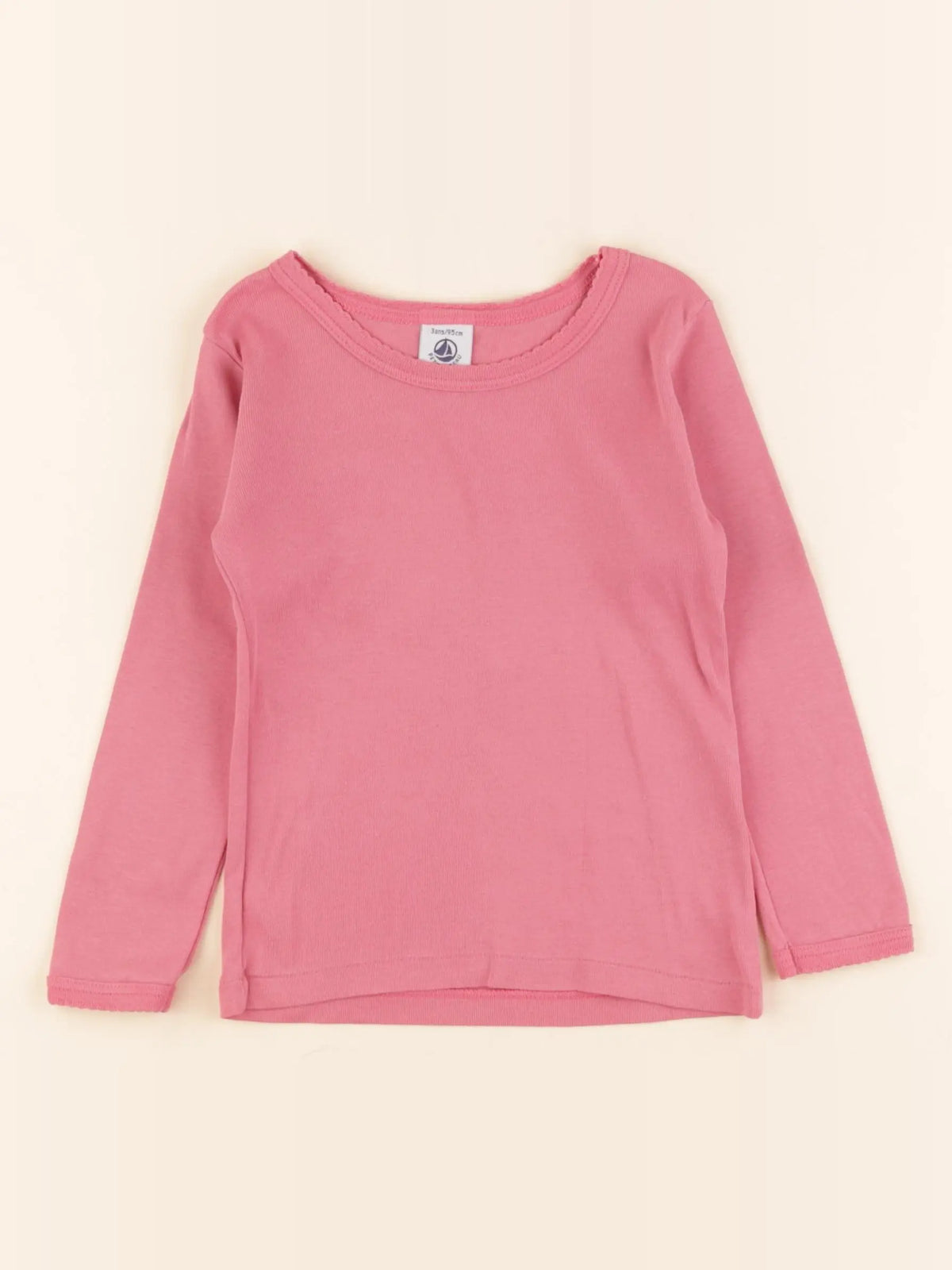 Petit Bateau - maillot de corps rose - 3 ans