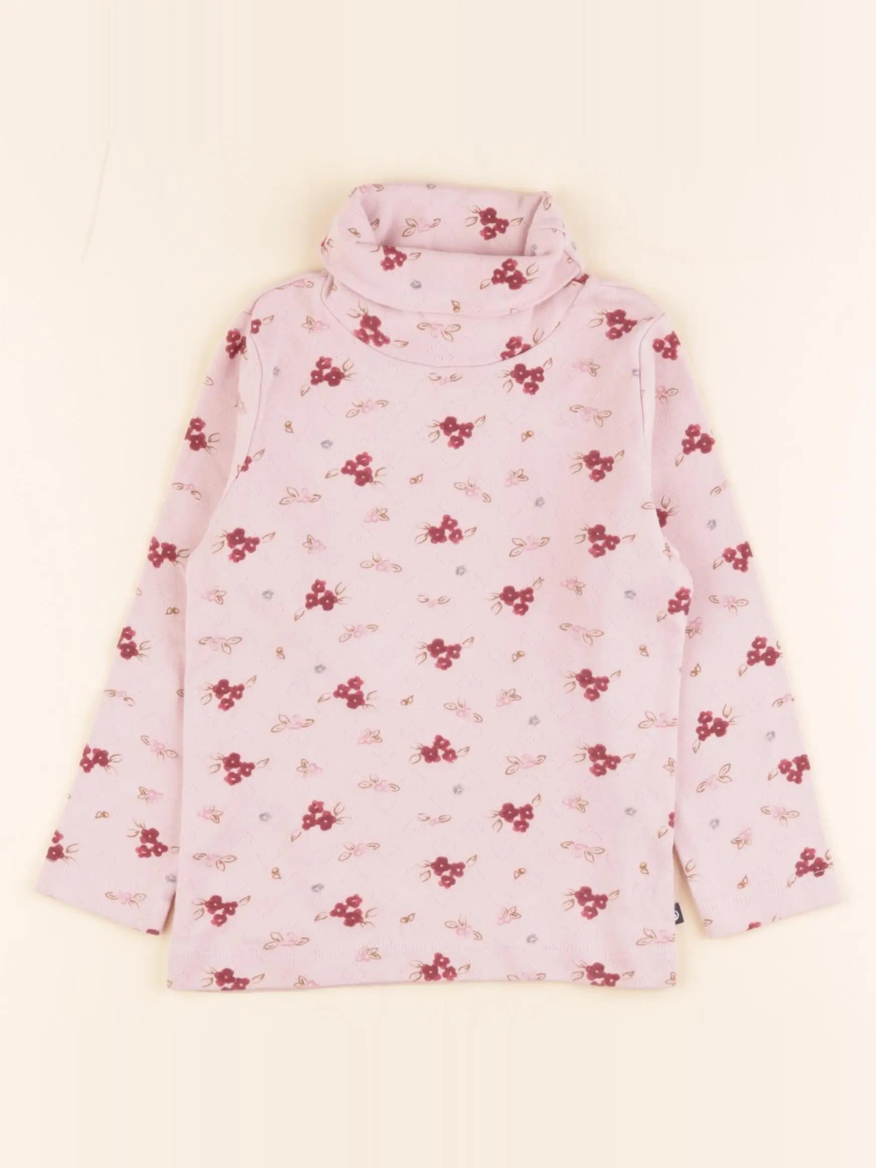 Petit Bateau - sous-pull rose - 3 ans