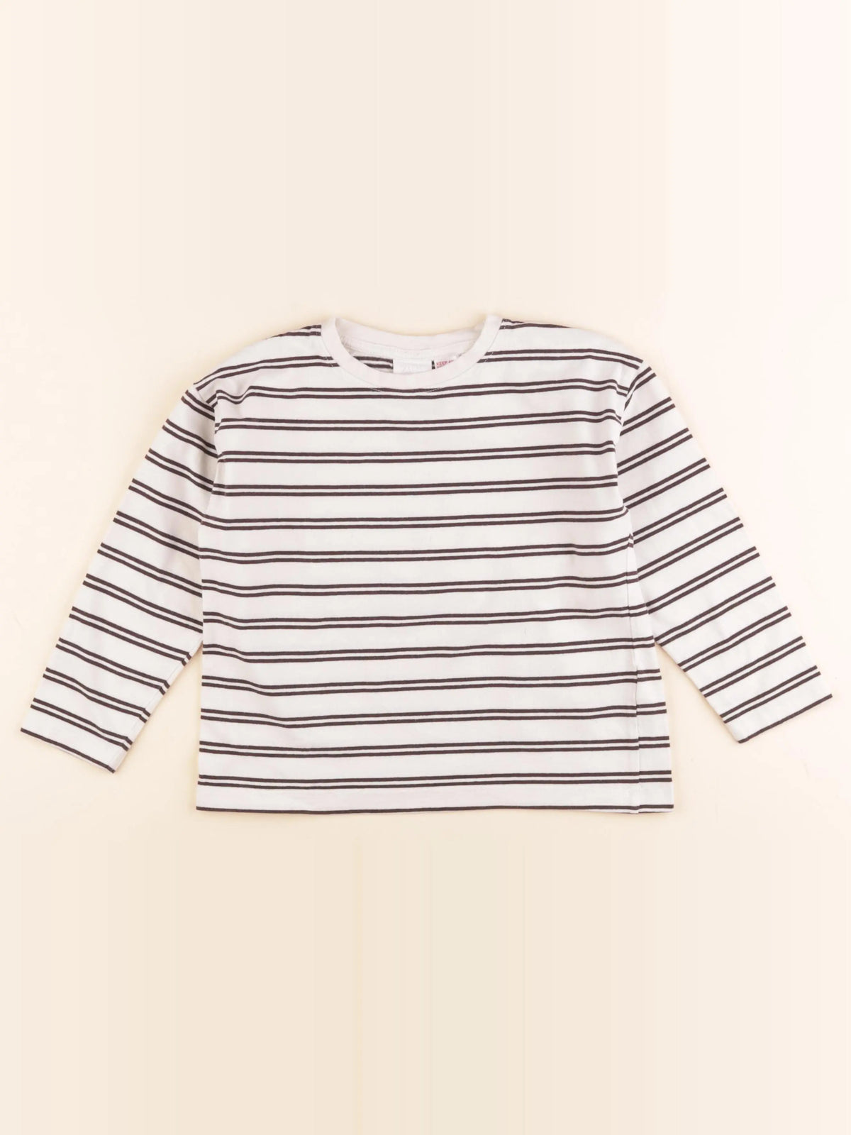 Zara - tee-shirt beige, marron - 4 ans
