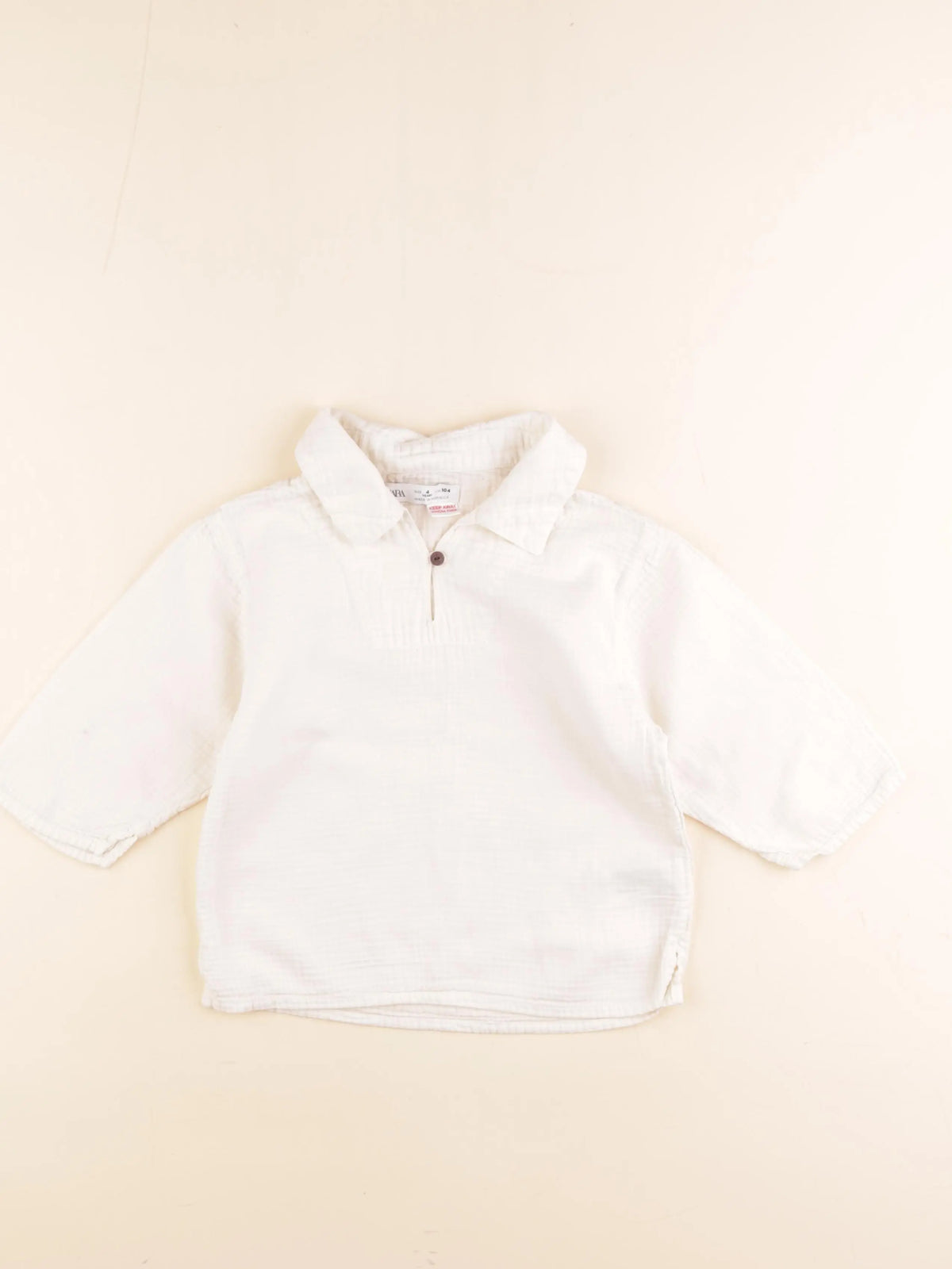 Zara - chemise beige - 4 ans
