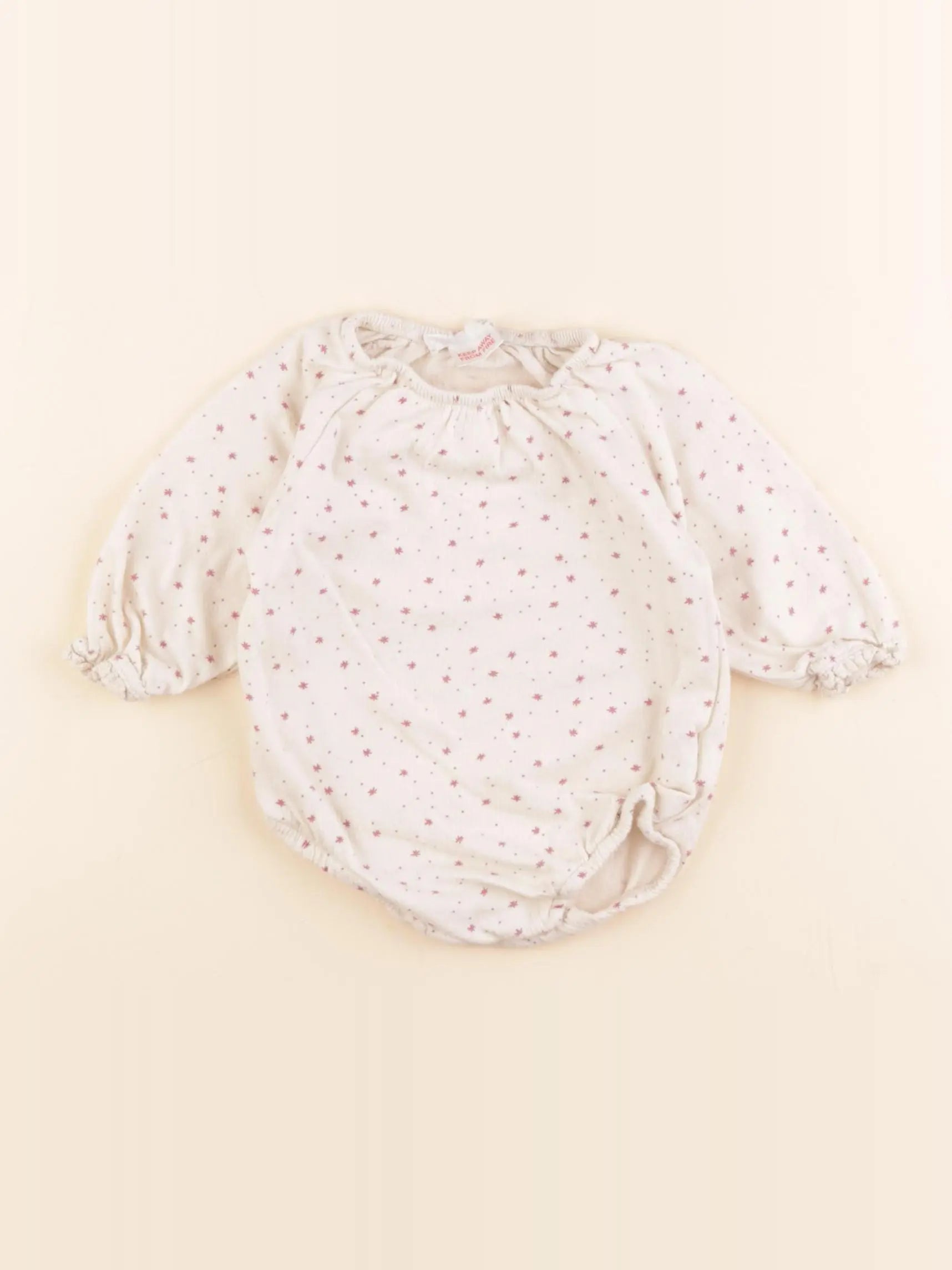 Zara - combinaison beige - 1/3 mois