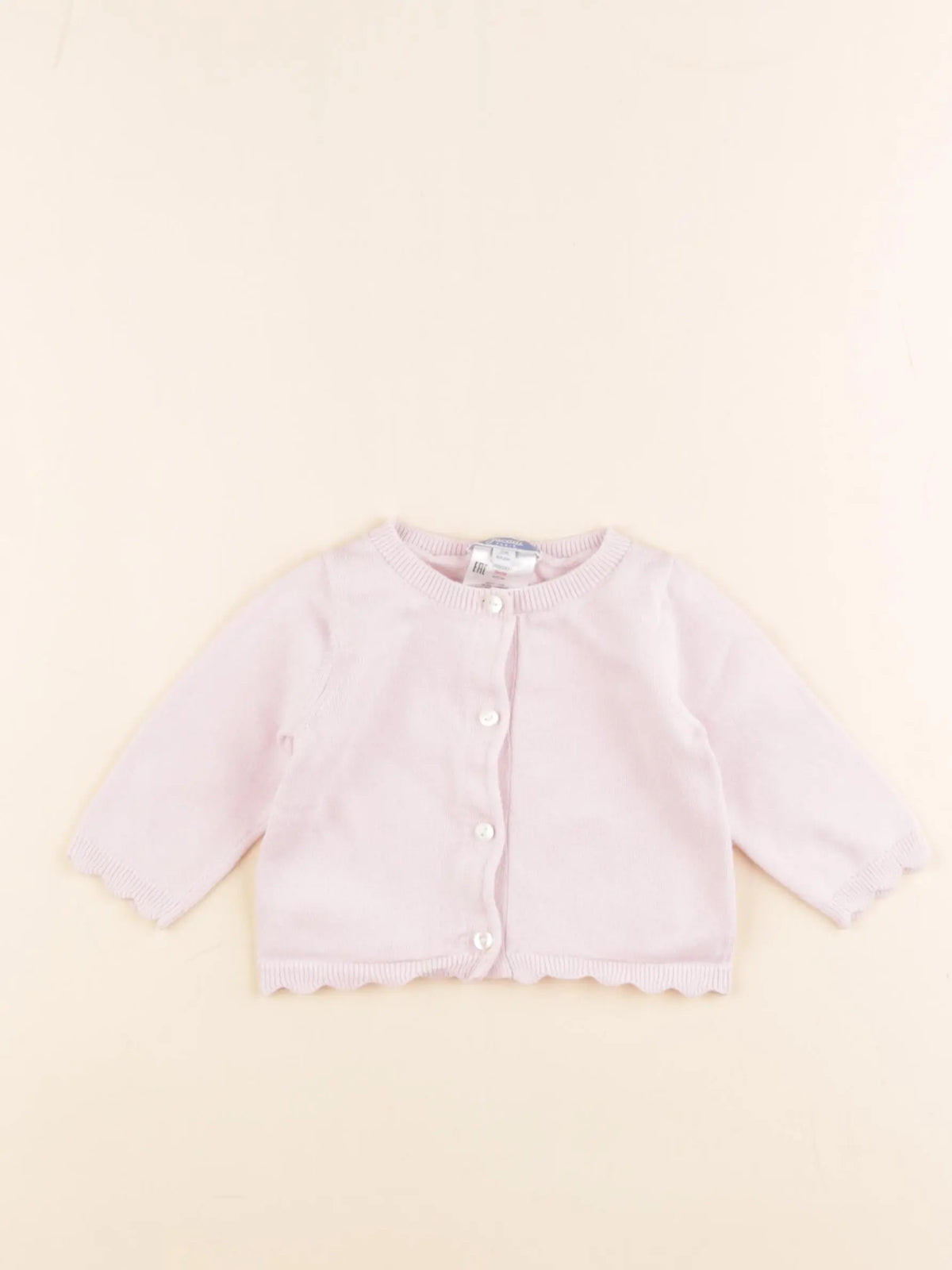 Jacadi - gilet rose - 3 mois