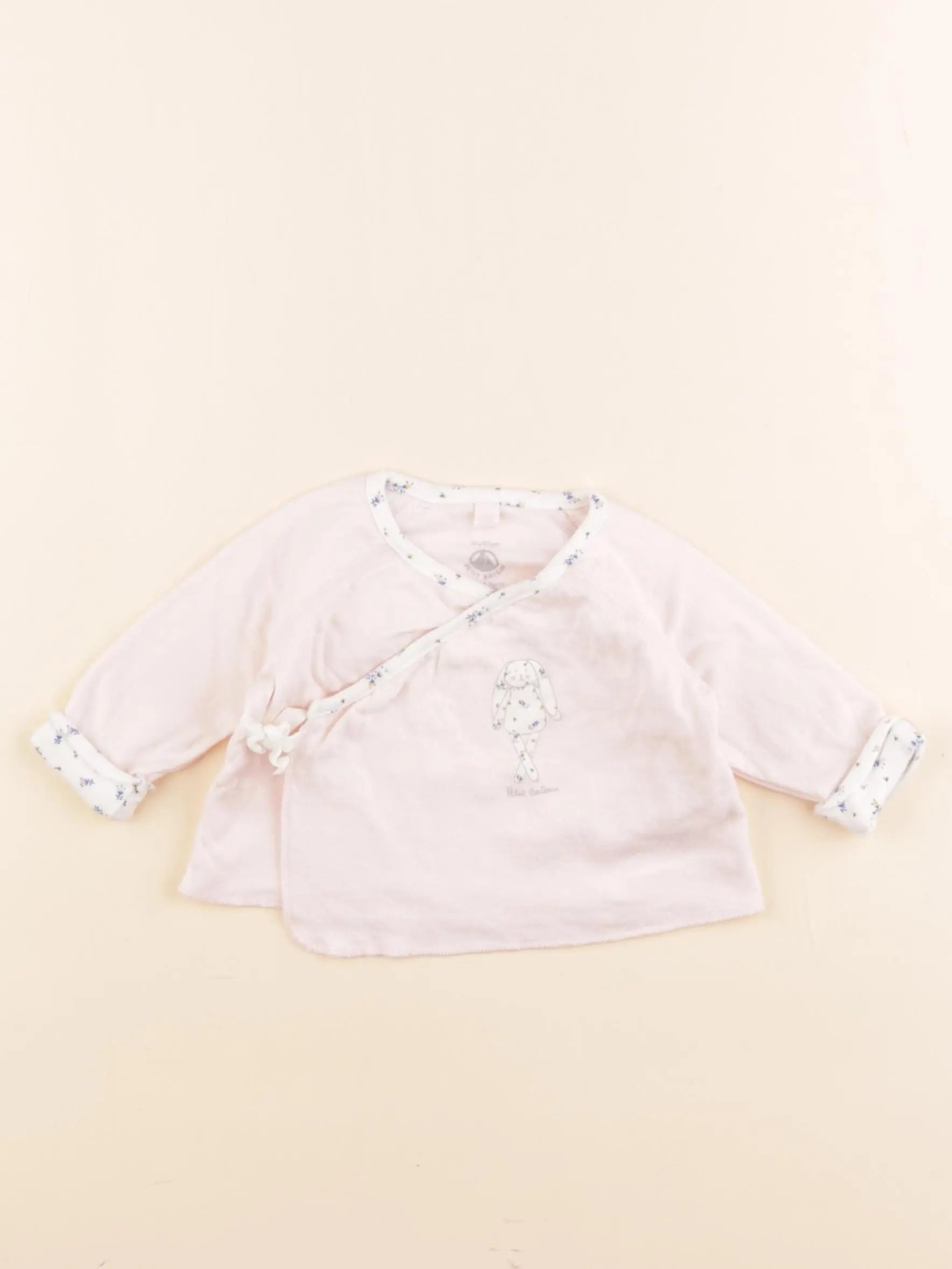 Petit Bateau - tee-shirt rose - 3 mois