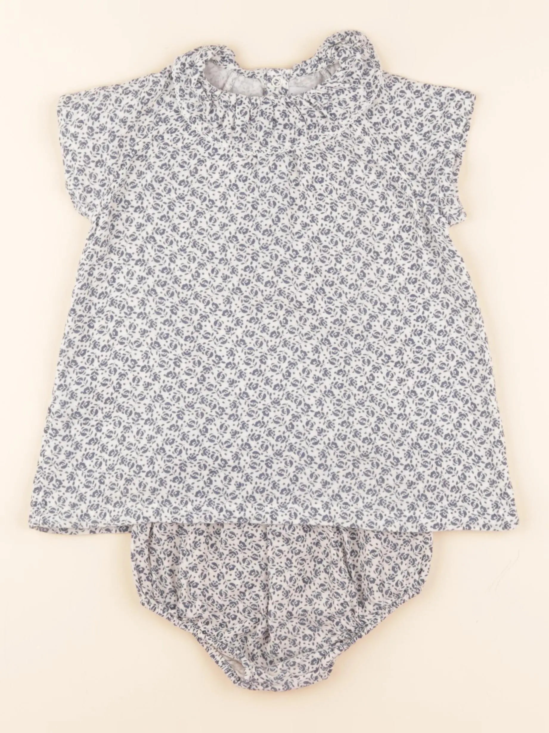 Robe blanc, bleu
