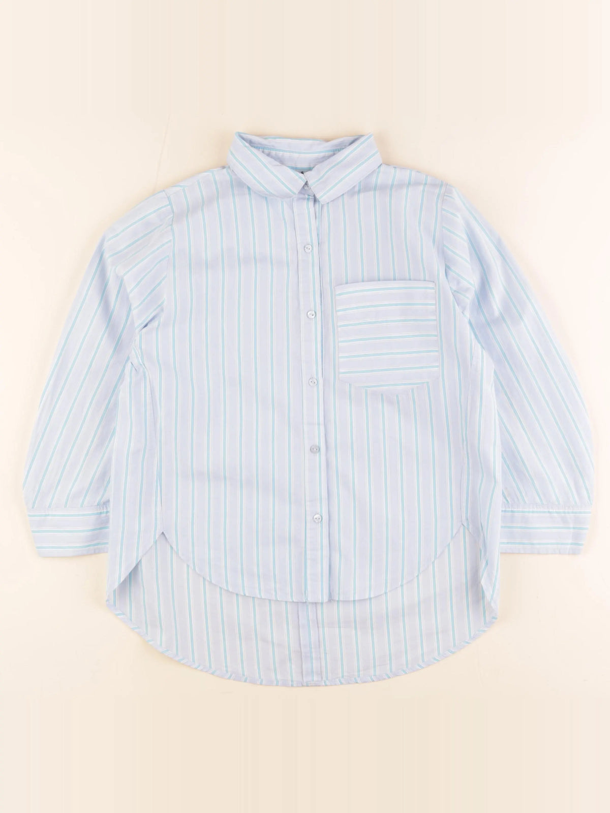 Zara - blouse bleu - 8 ans