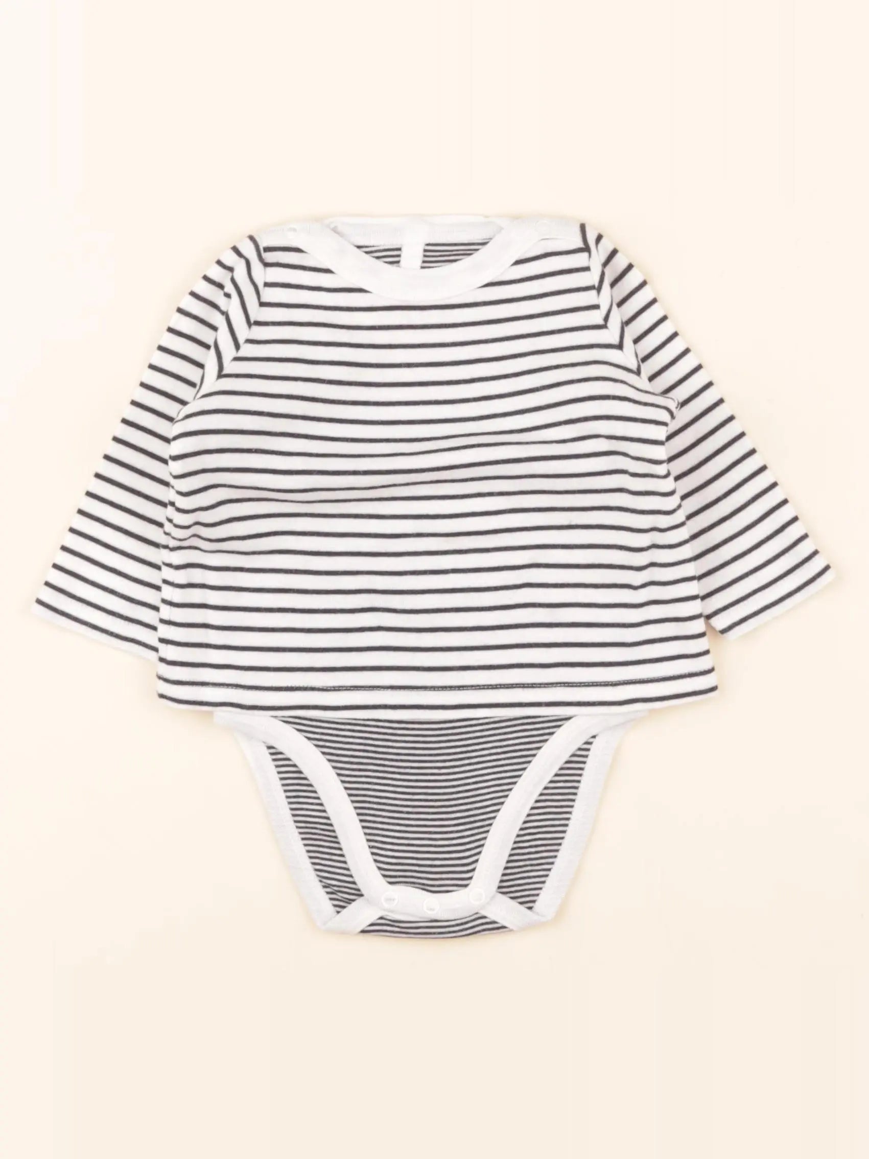 Body tee-shirt blanc, bleu