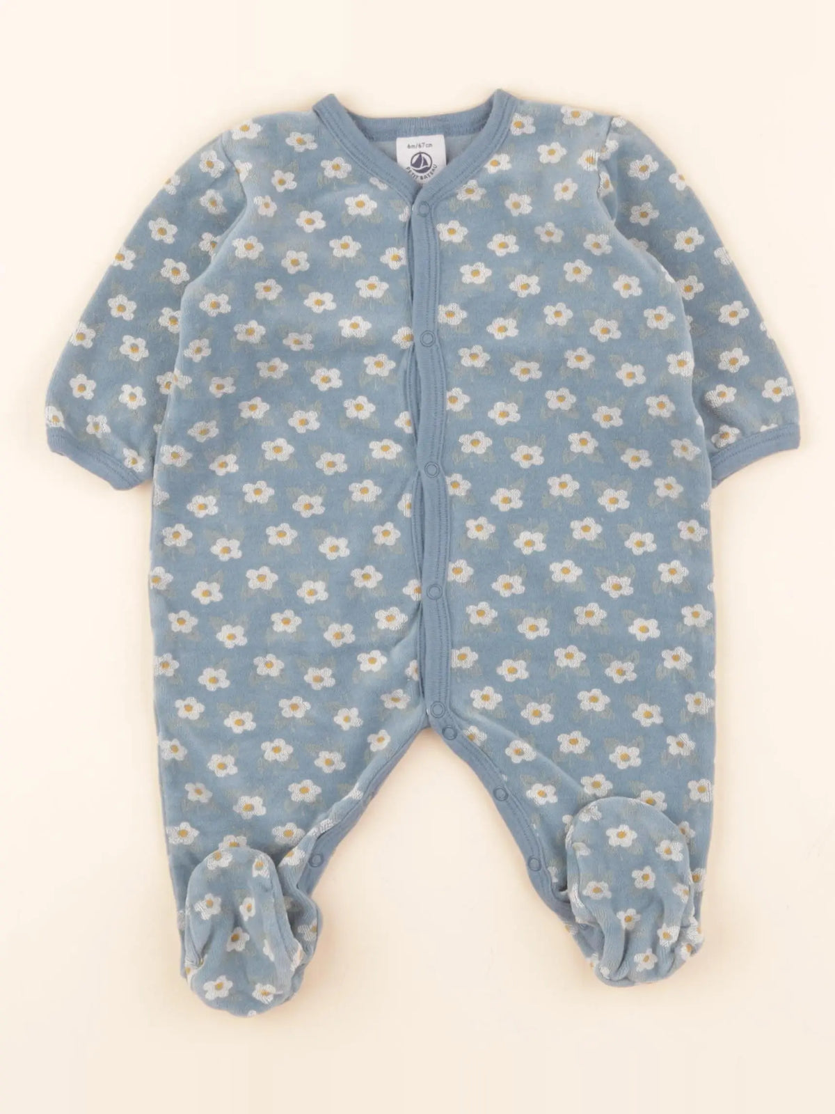 Pyjama velours bleu