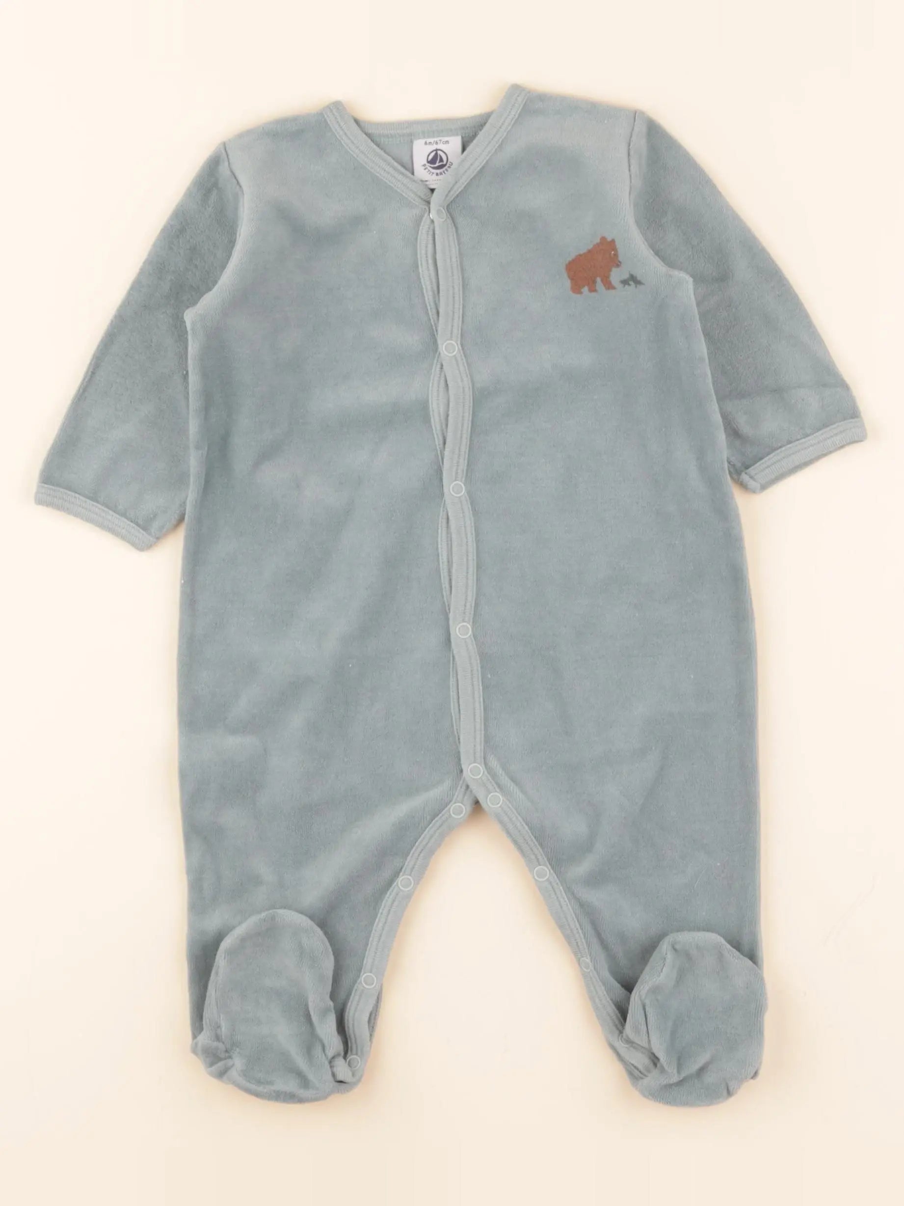 Pyjama velours vert