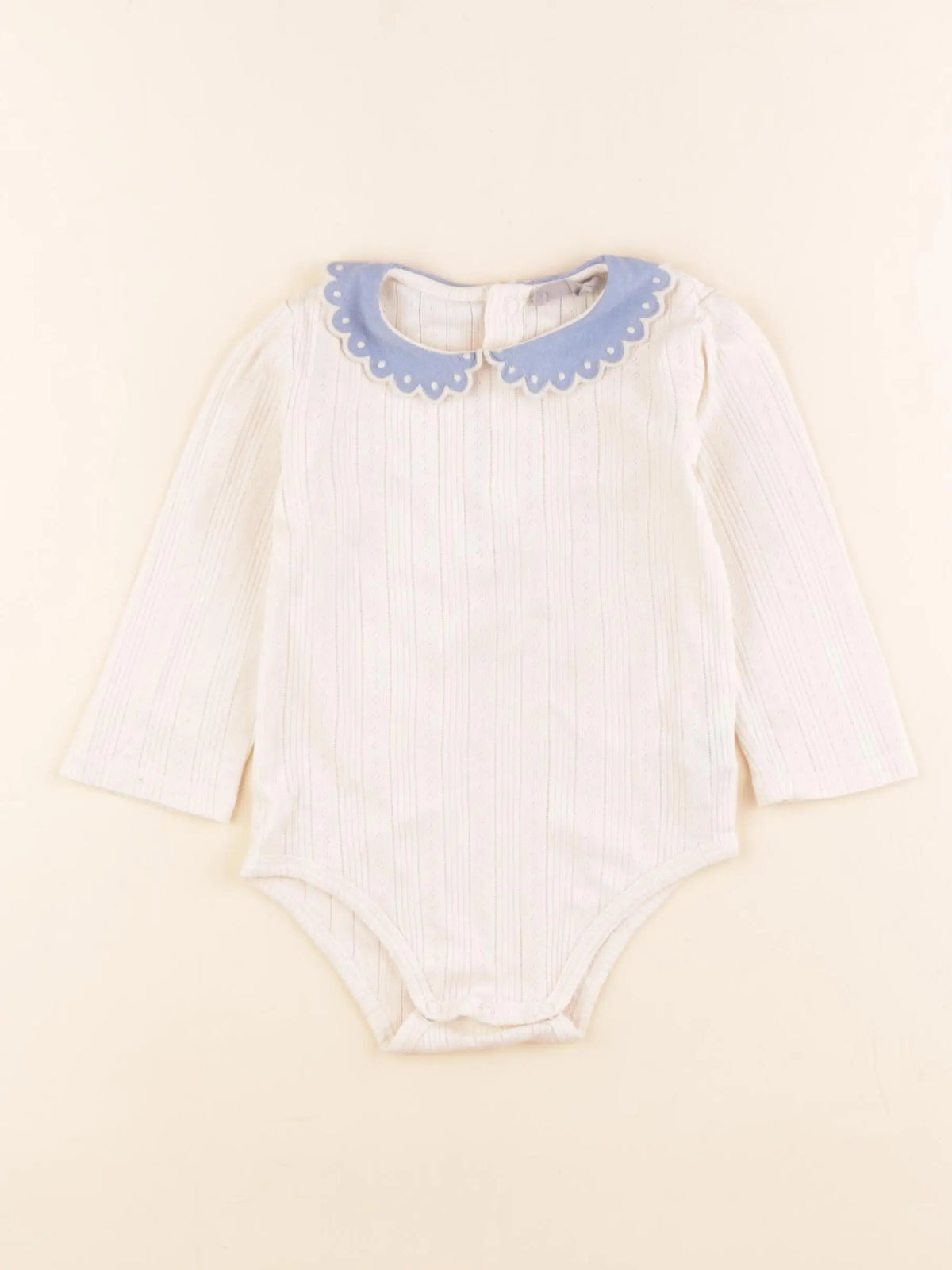 Boutchou - body à col beige - 18 mois