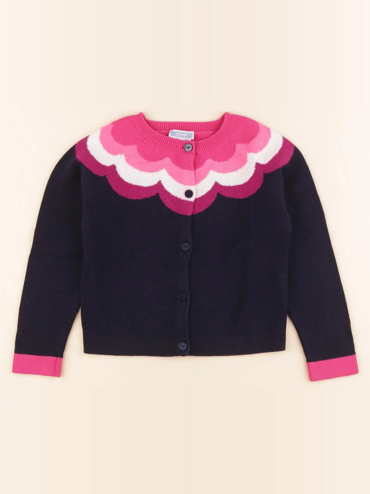 Jacadi - gilet multicolore - 6 ans