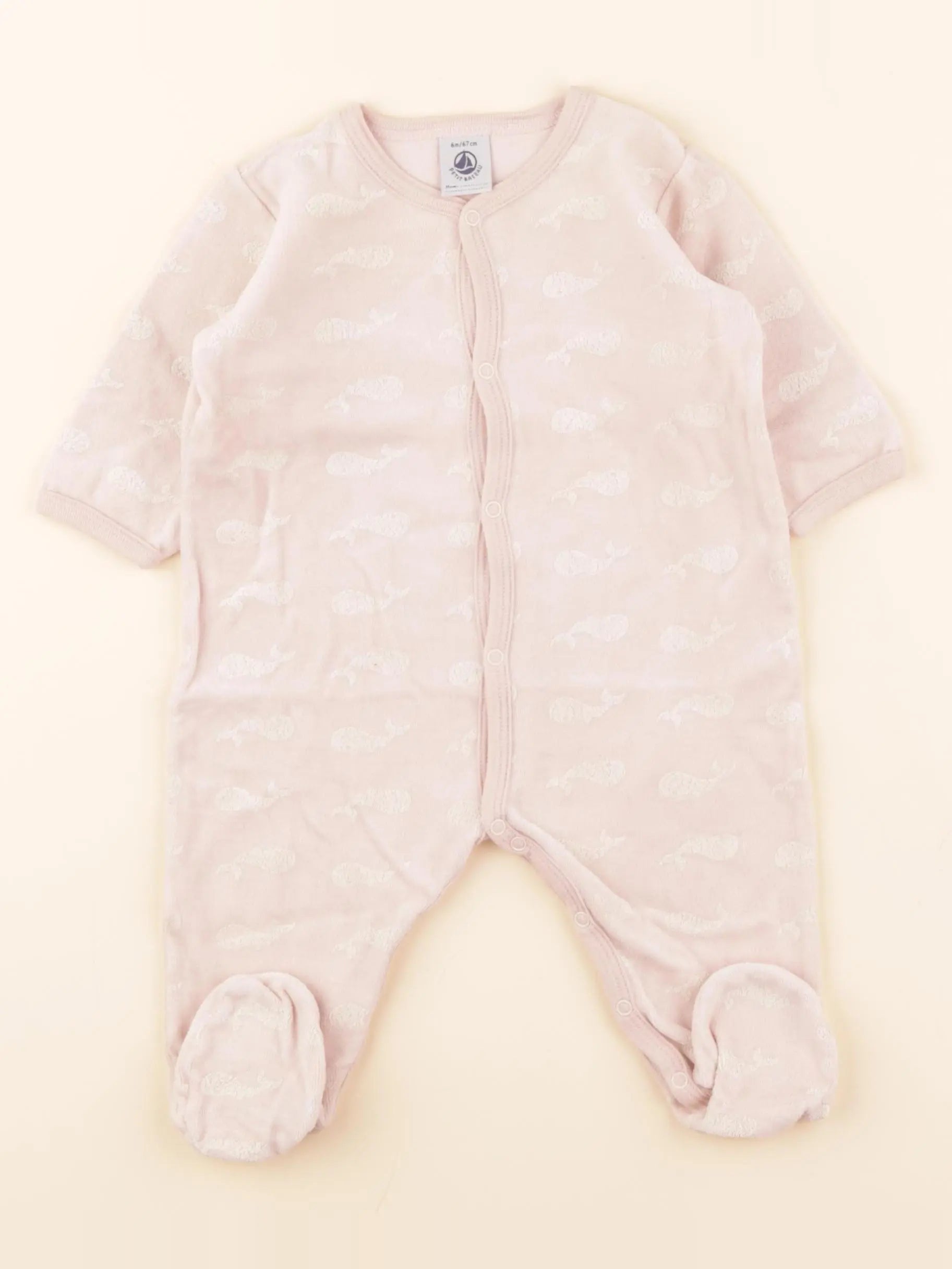 Pyjama velours rose