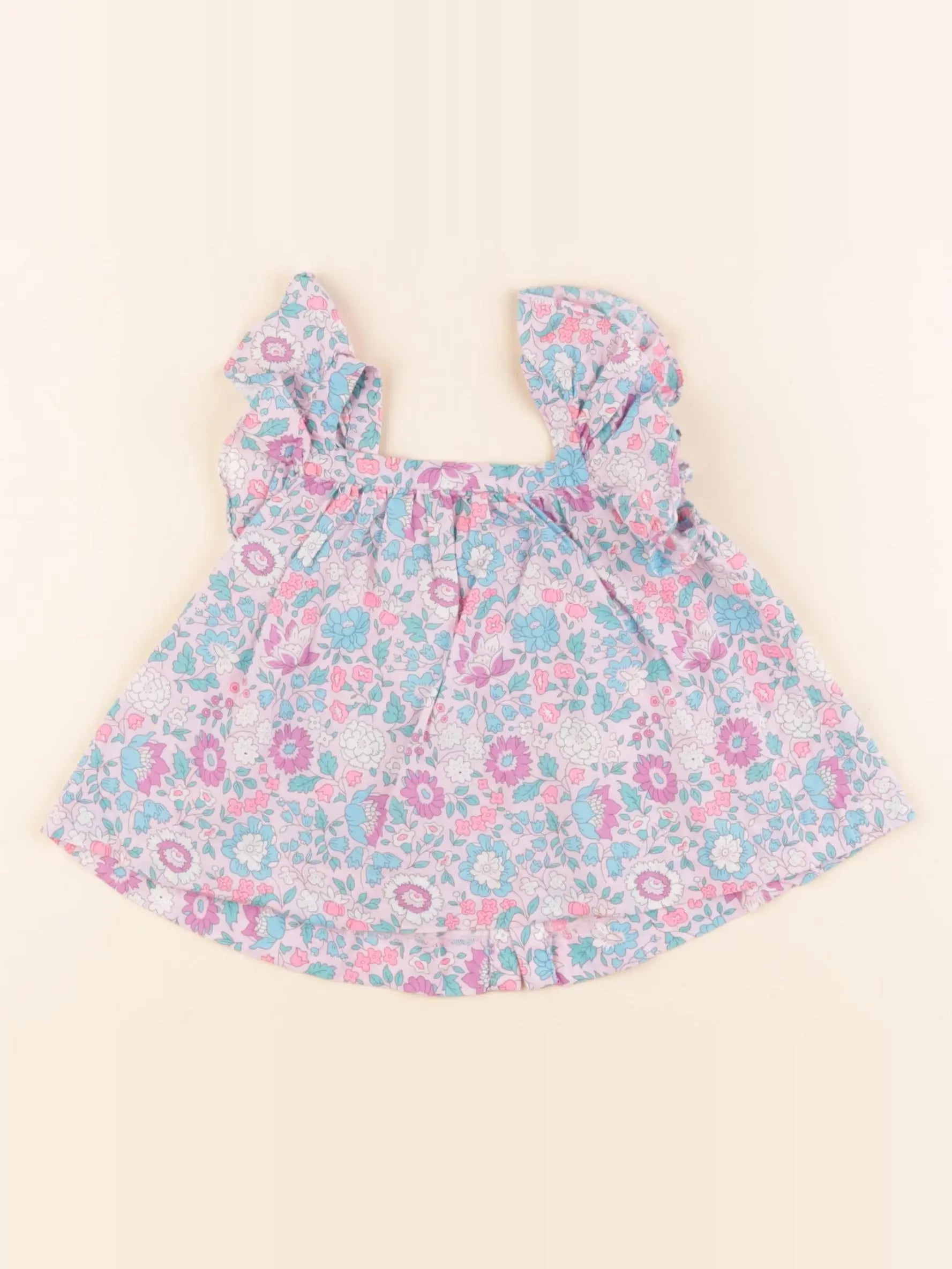 Jacadi - blouse liberty multicolore - 12 mois