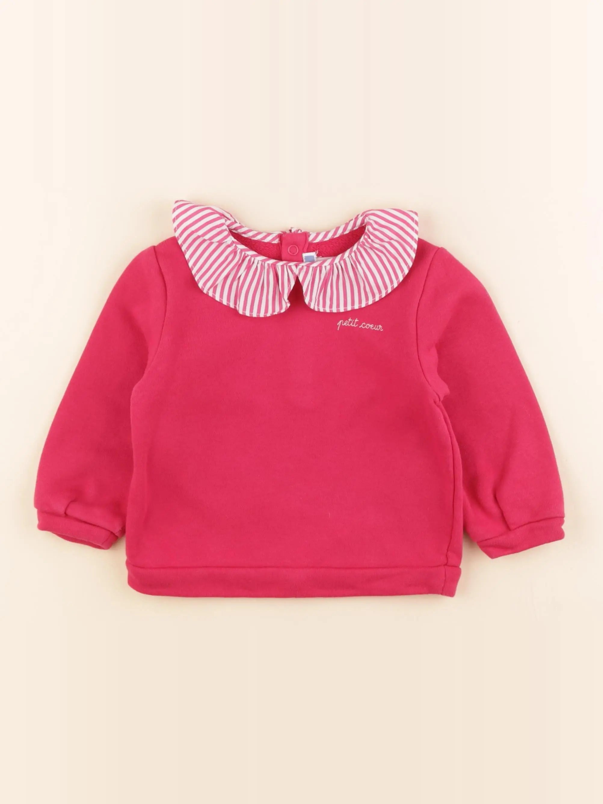 Jacadi - sweat rose - 18 mois