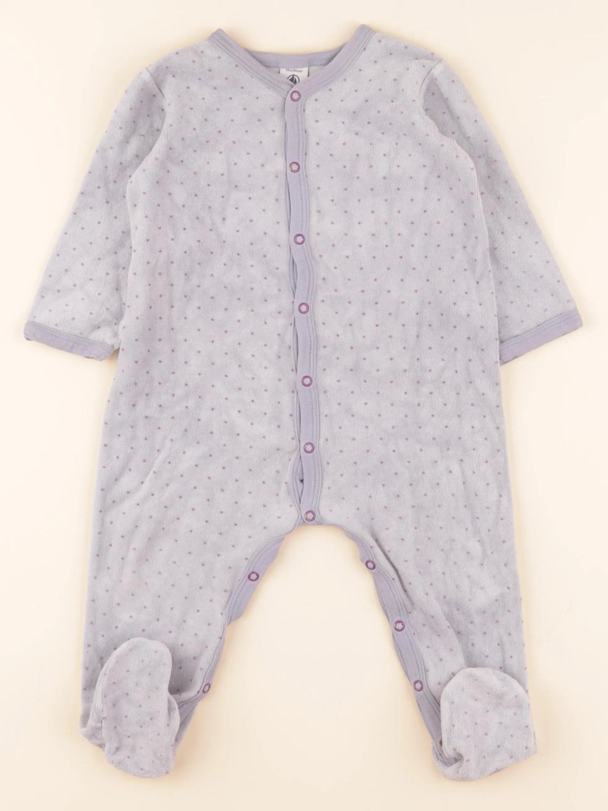 Pyjama velours violet