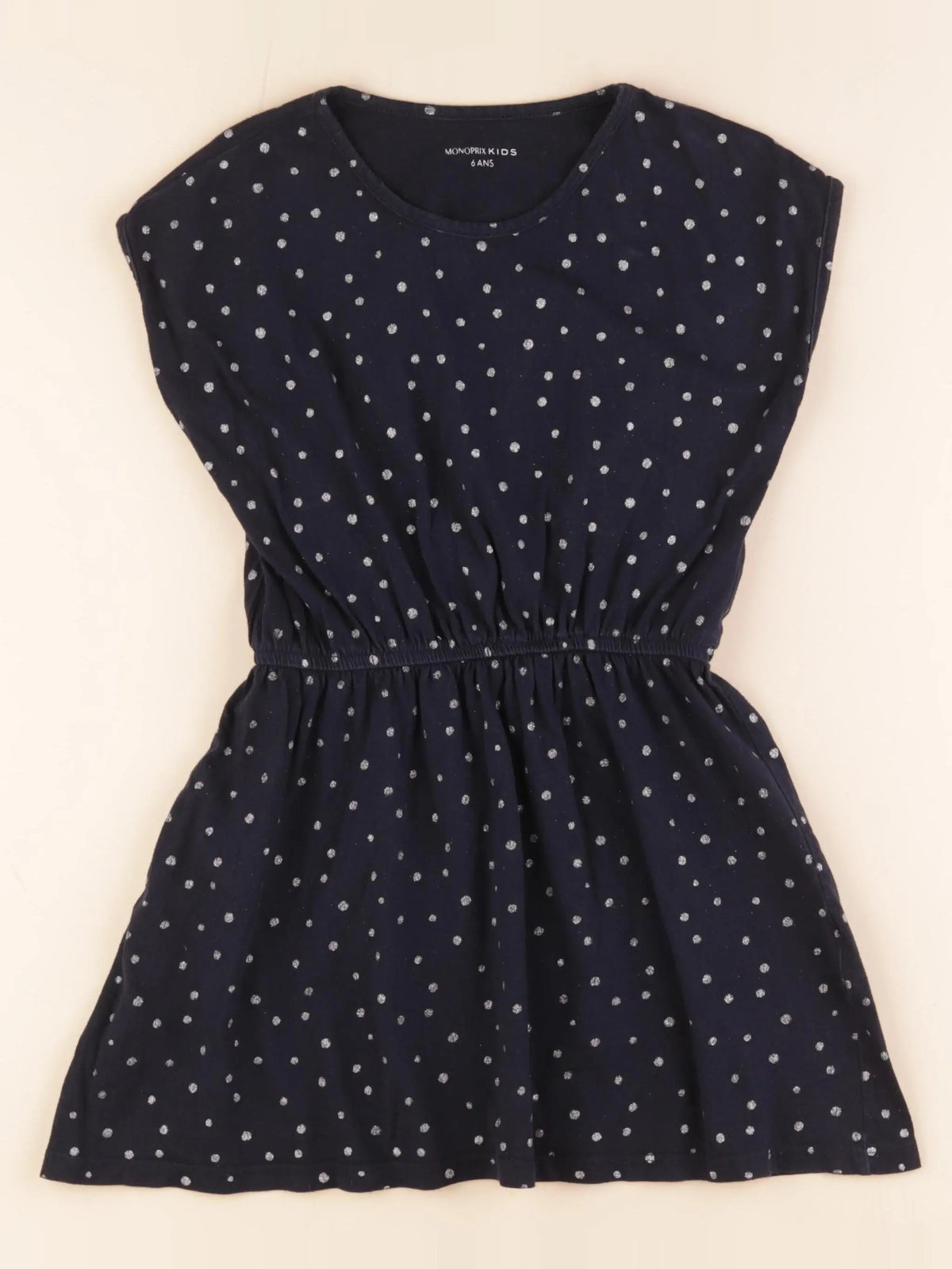 Monoprix - robe bleu - 6 ans